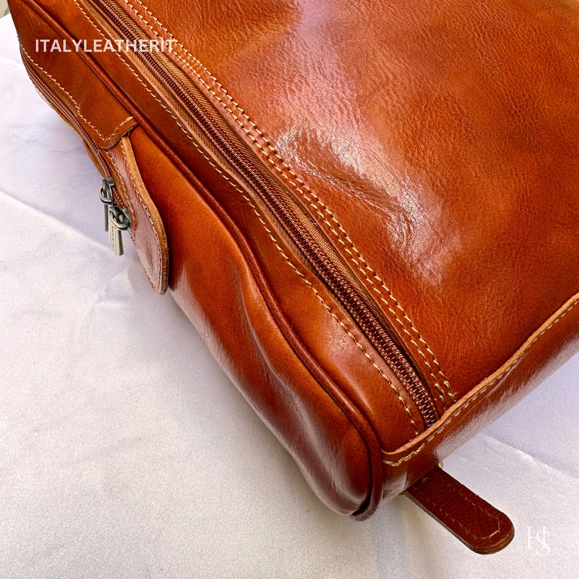 Italian Stylish Handmade Leather Backpack Unisex | Made in Italy Florence