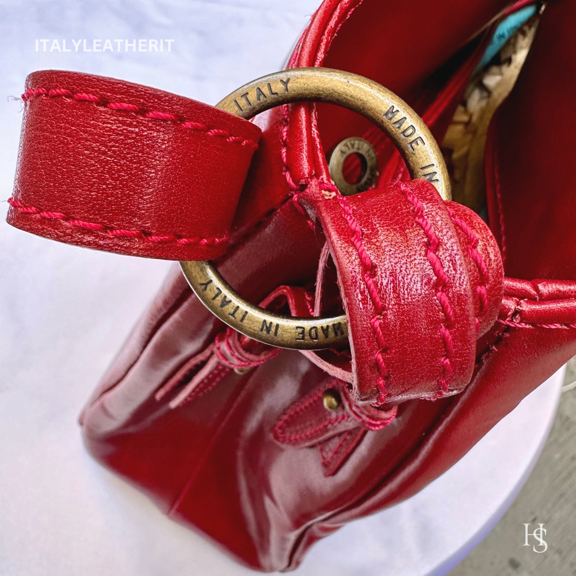 Italian Handmade Leather Bags For Woman l l Elegant Leather Tote From Florence, Made In Italy