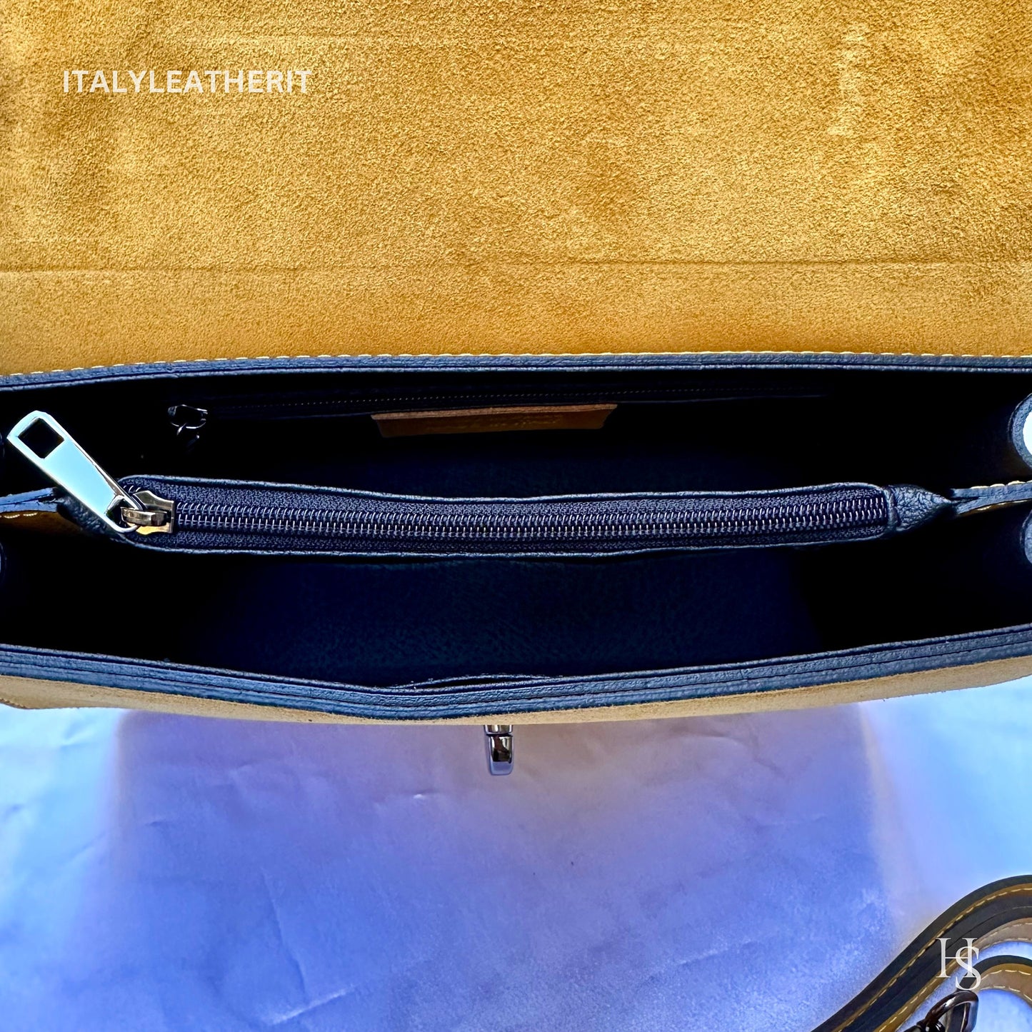 Italian Handmade Leather Bags For Woman l l Elegant Leather Tote From Florence, Made in Italy tote bag