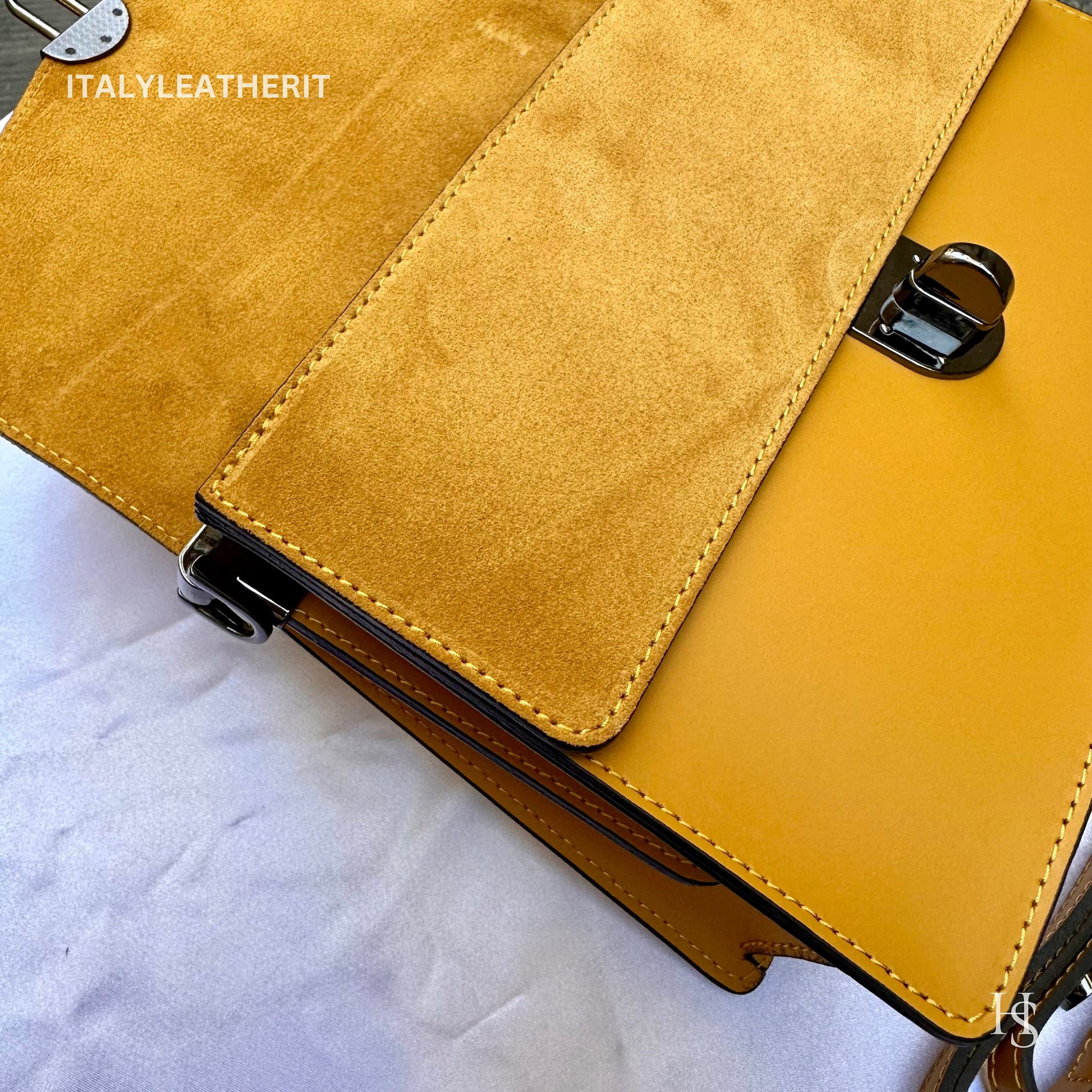 Italian Handmade Leather Bags For Woman l l Elegant Leather Tote From Florence, Made in Italy tote bag