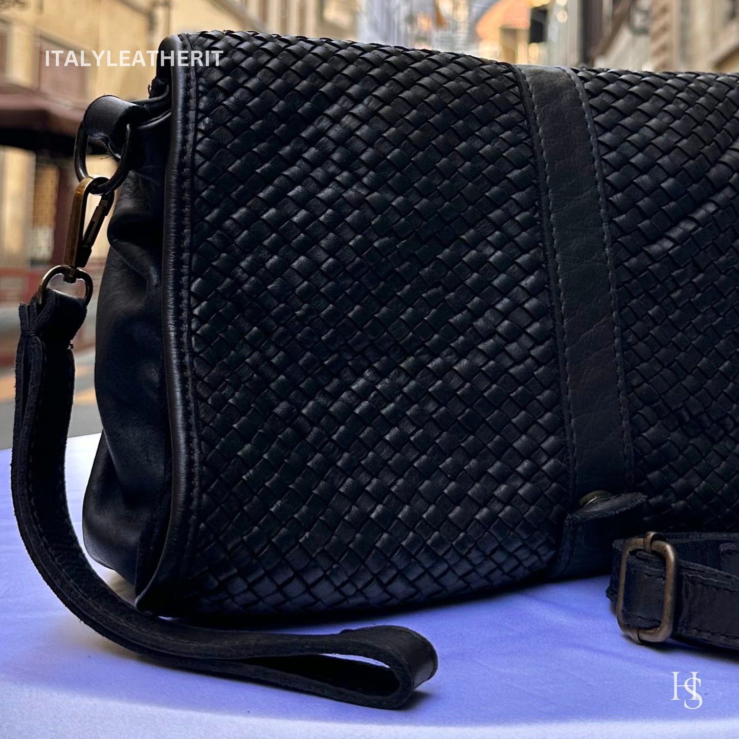 Italian Handmade Soft Leather Bags For Woman l l Soft Leather From Florence ll Intricate Weaving Made In Italy