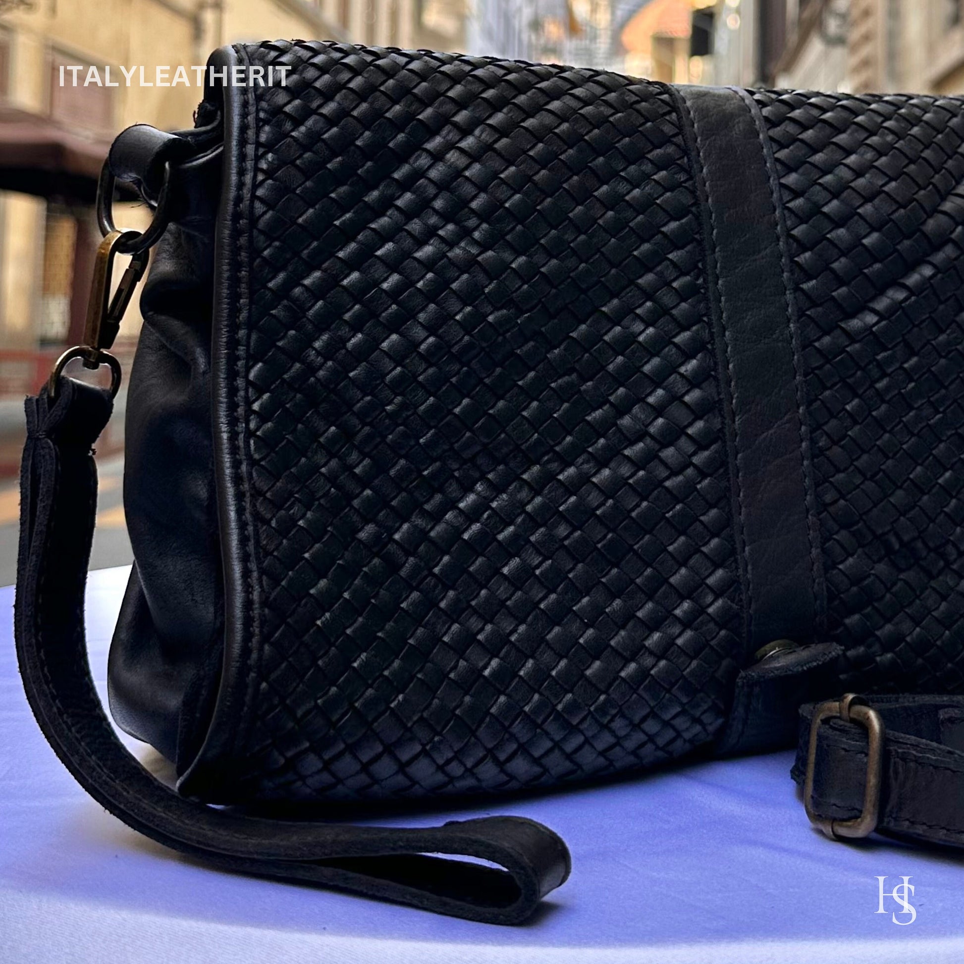 Italian Handmade Soft Leather Bags For Woman l l Soft Leather From Florence ll Intricate Weaving Made In Italy