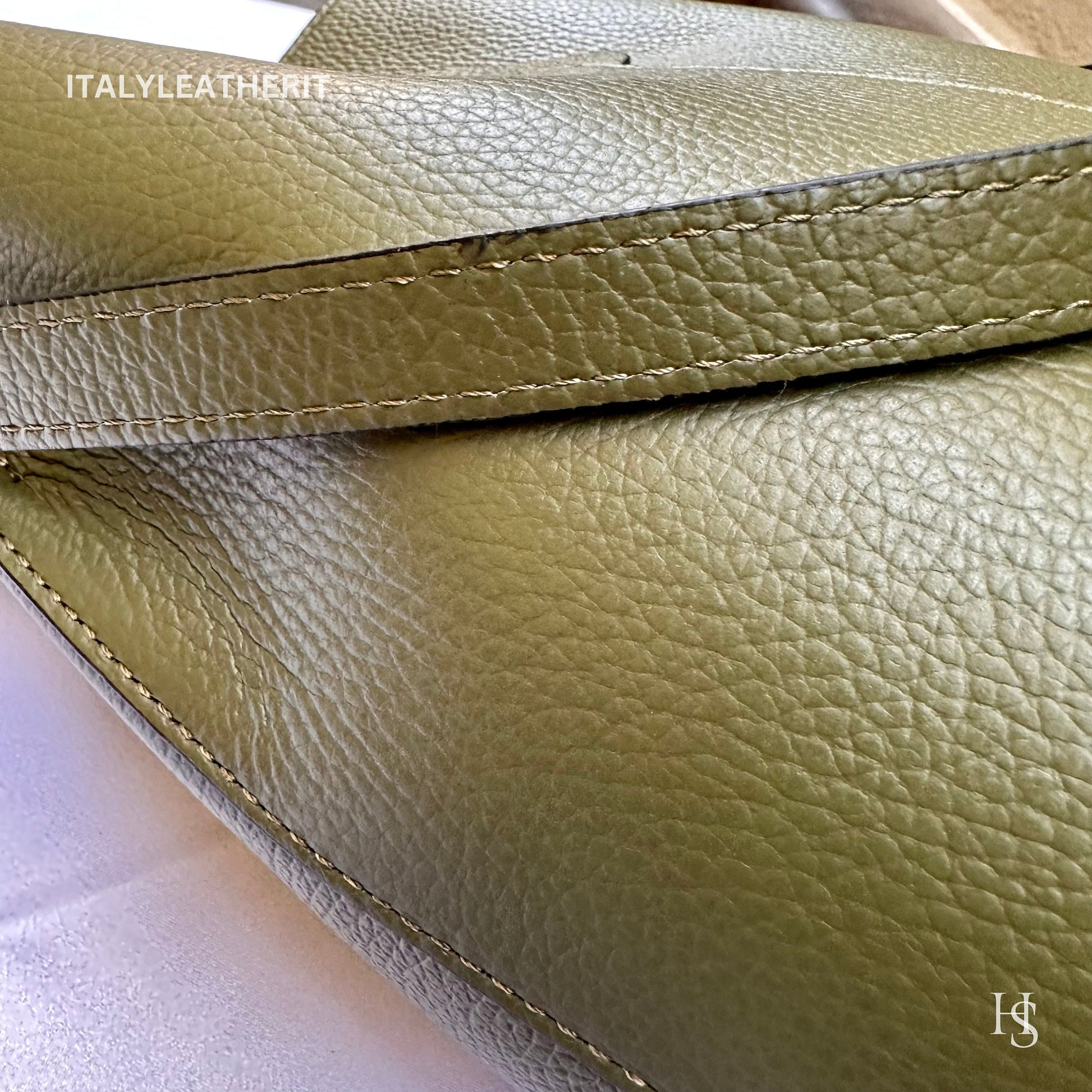 Italian Handmade Leather Bags For Woman l l Elegant Leather Tote From Florence || Made in Italy, Leather Bucket Bag