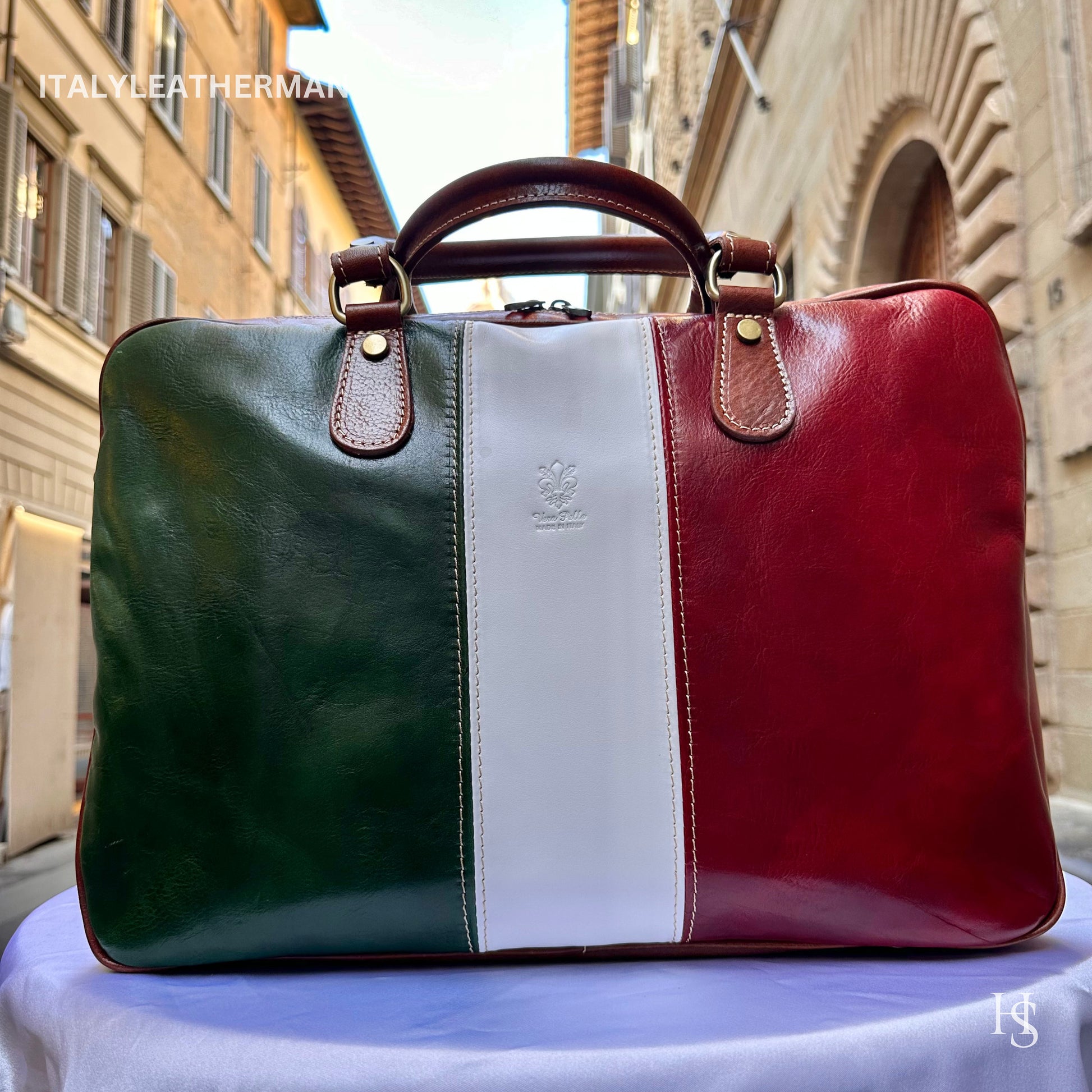 Italian Handmade Leather Briefcase Bags for Men | Elevate Your Style with Exquisite Craftsmanship made in Italy from Florence | shoulder bag