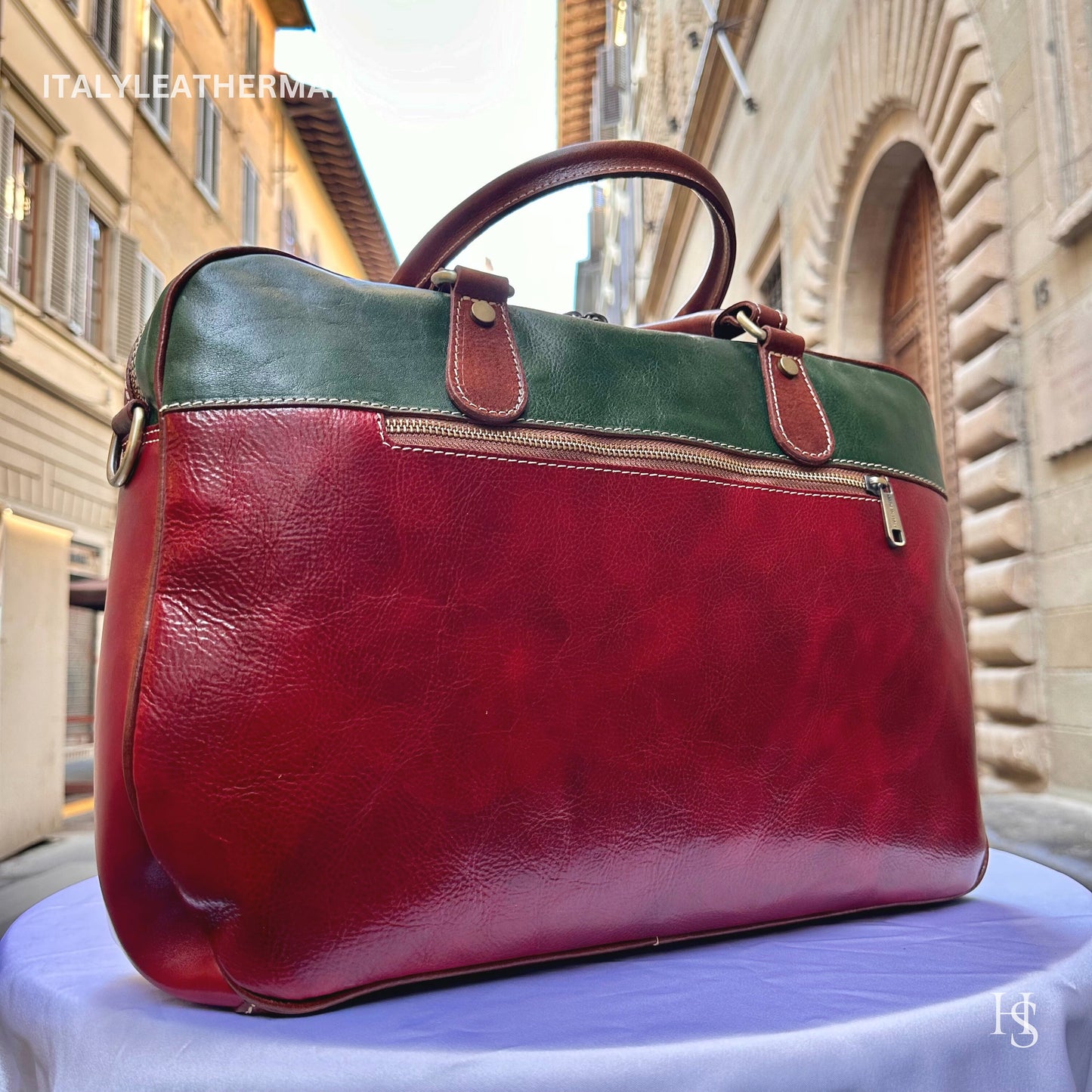 Italian Handmade Leather Briefcase Bags for Men | Elevate Your Style with Exquisite Craftsmanship made in Italy from Florence | shoulder bag