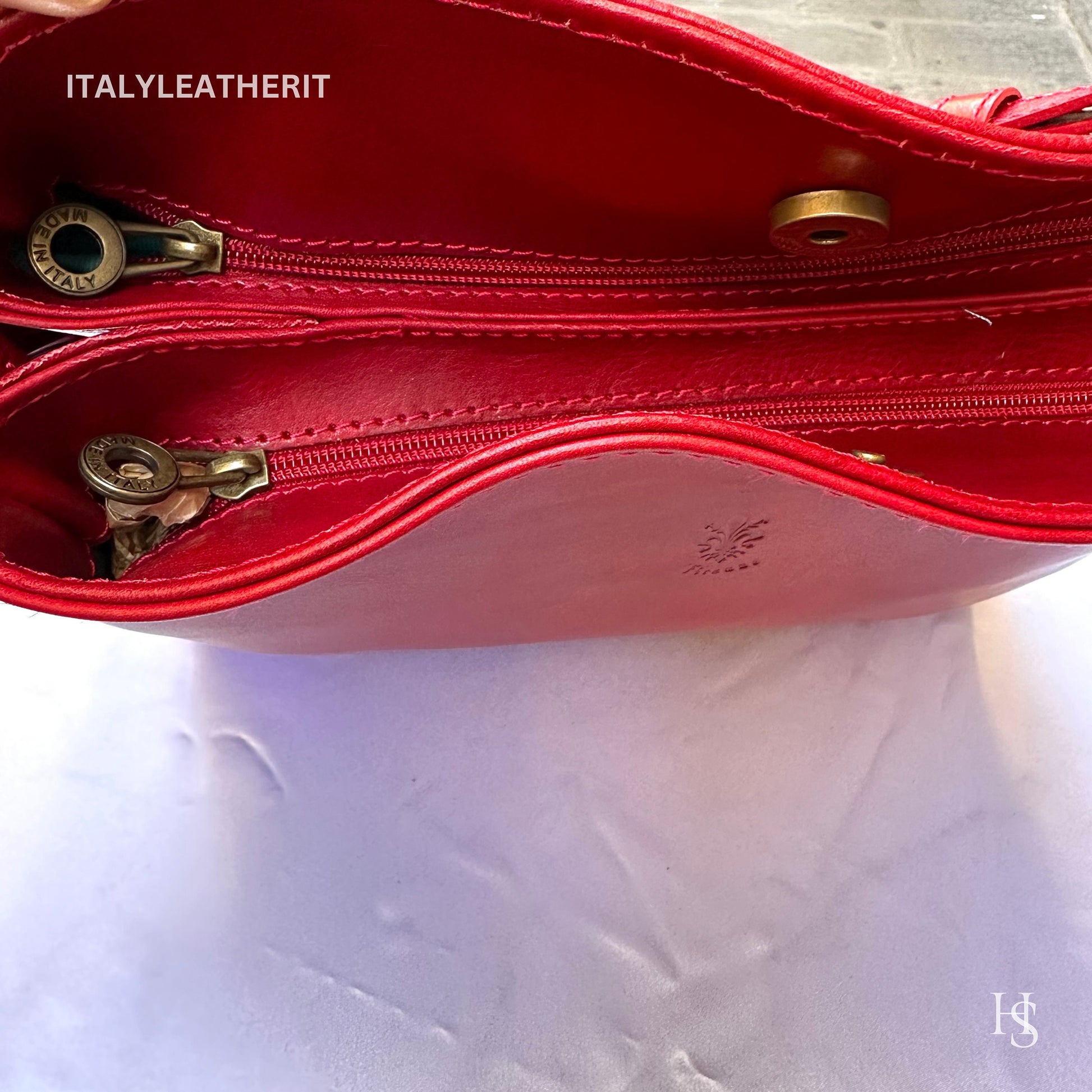 Italian Handmade Leather Bags For Woman l l Elegant Leather Tote From Florence, Made In Italy