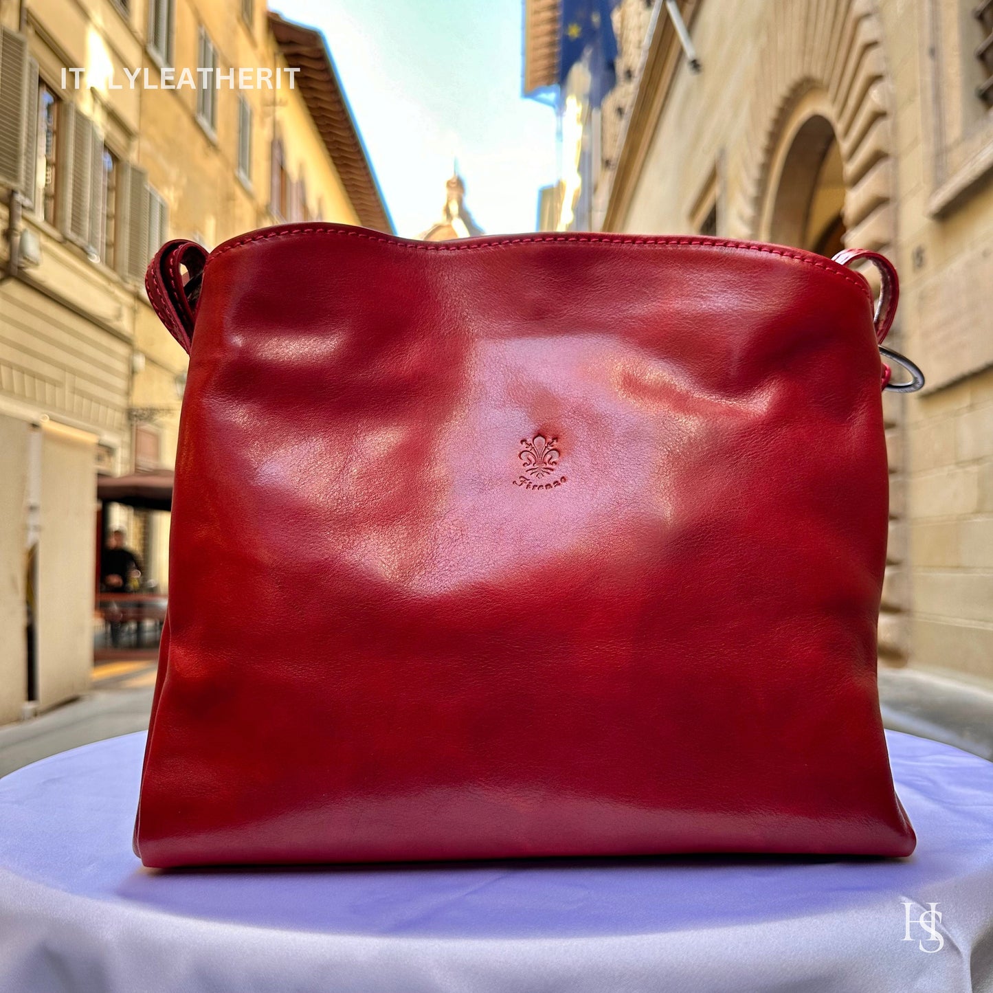 Italian Handmade Leather Bags For Woman l l Elegant Leather Tote From Florence, Made In Italy