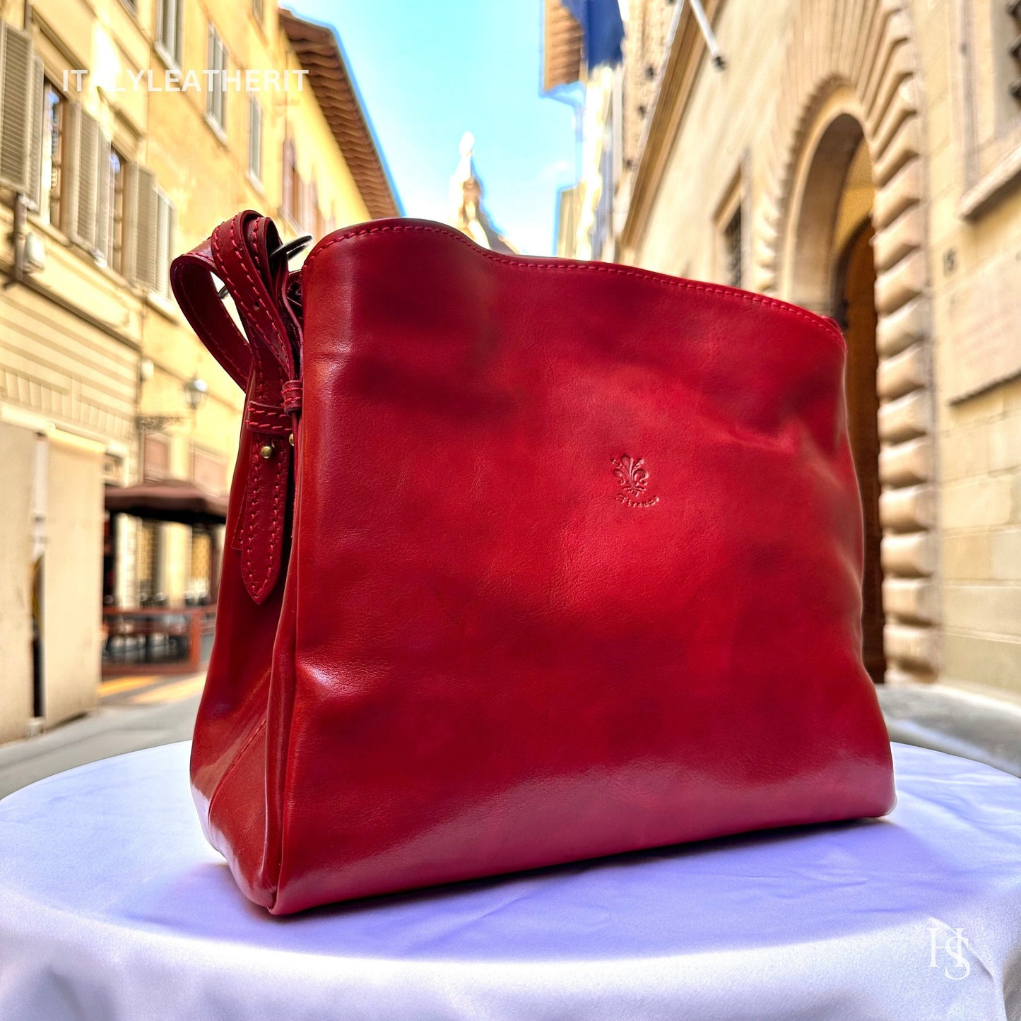 Italian Handmade Leather Bags For Woman l l Elegant Leather Tote From Florence, Made In Italy