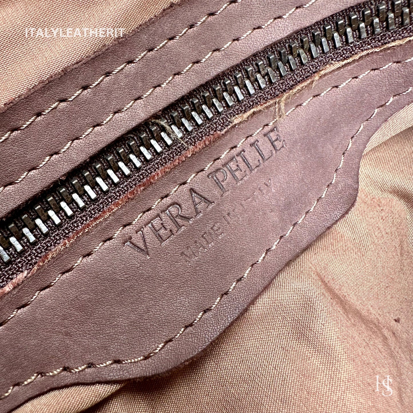 Italian Handmade Leather Sling Bag for Unisex Made In Italy from Florence | Waist Bag