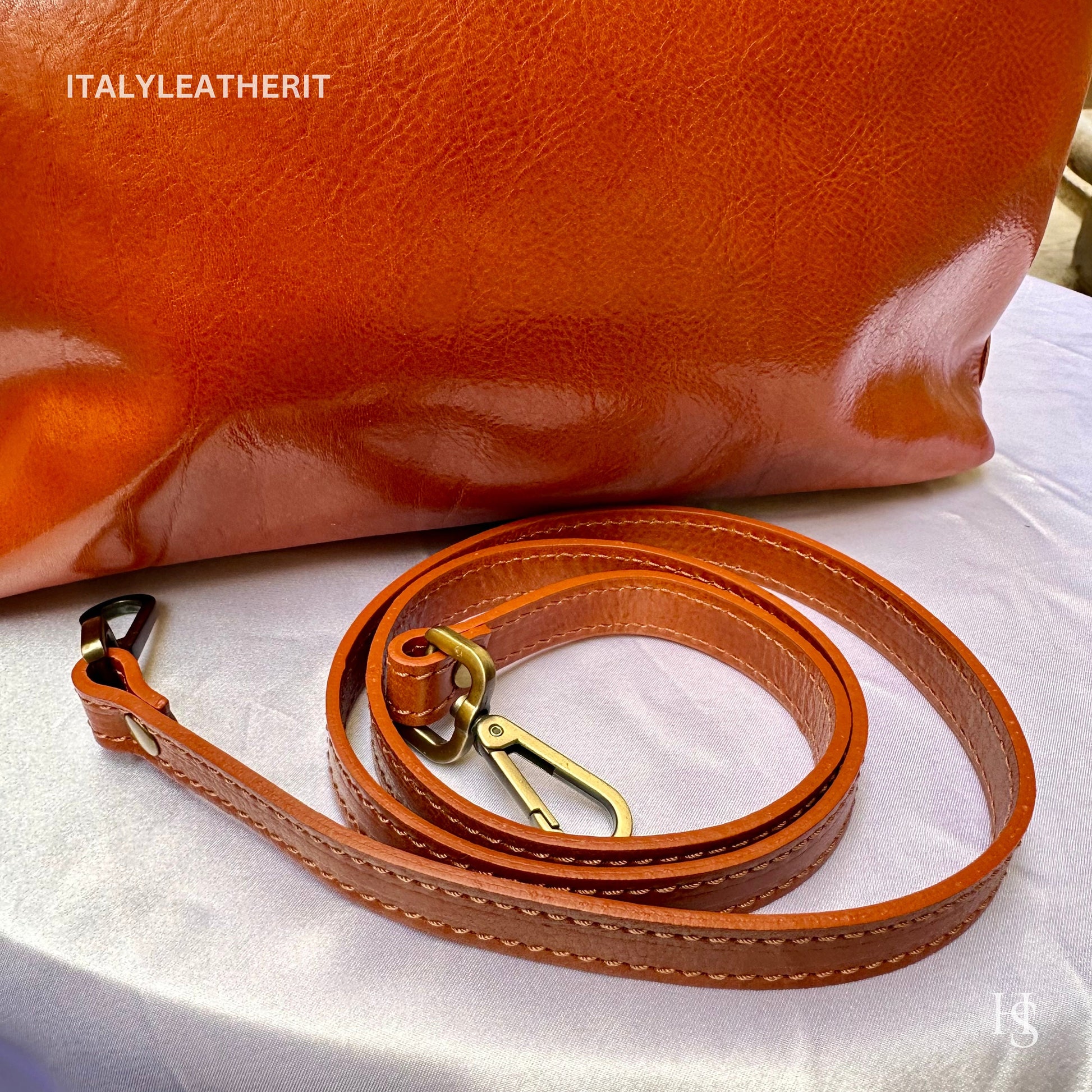 Italian Handmade Leather Bags For Women | Elegant Leather Tote From Florence | Made in Italy Full Grain Leather