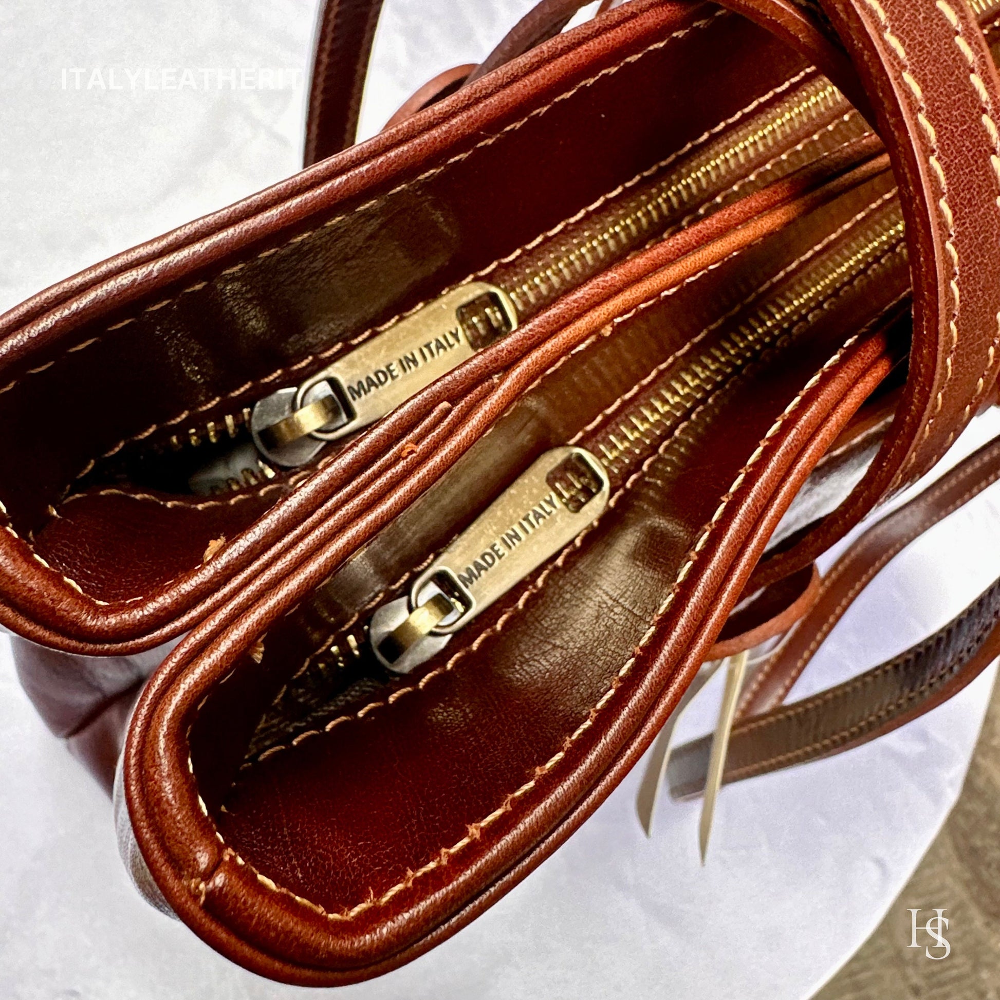 Italian Handmade Leather Bags For Women l l Elegant Leather Tote From Florence, Made in Italy