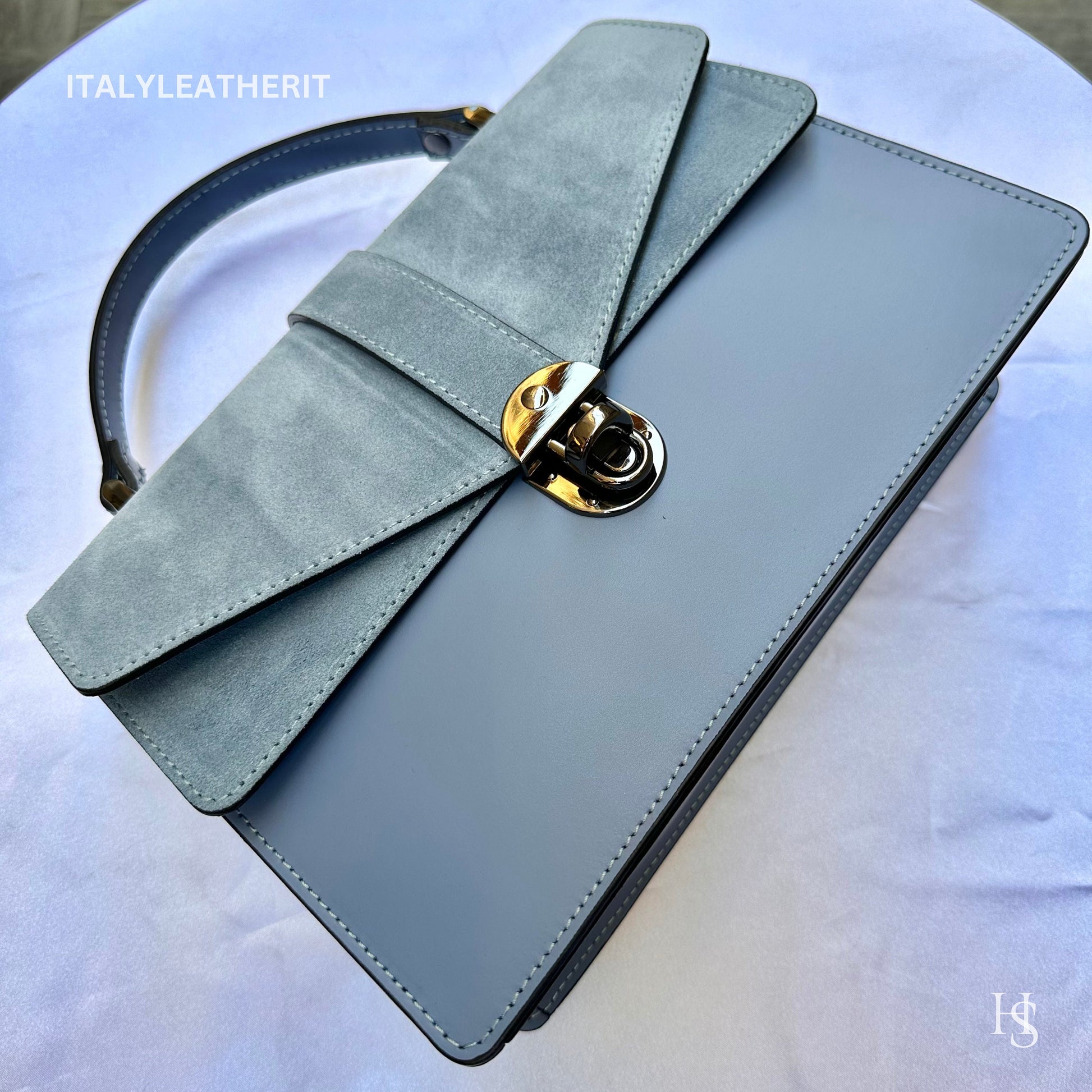 Italian Handmade Leather Bags For Woman l l Elegant Leather Tote From Florence, Made in Italy, Tote bag
