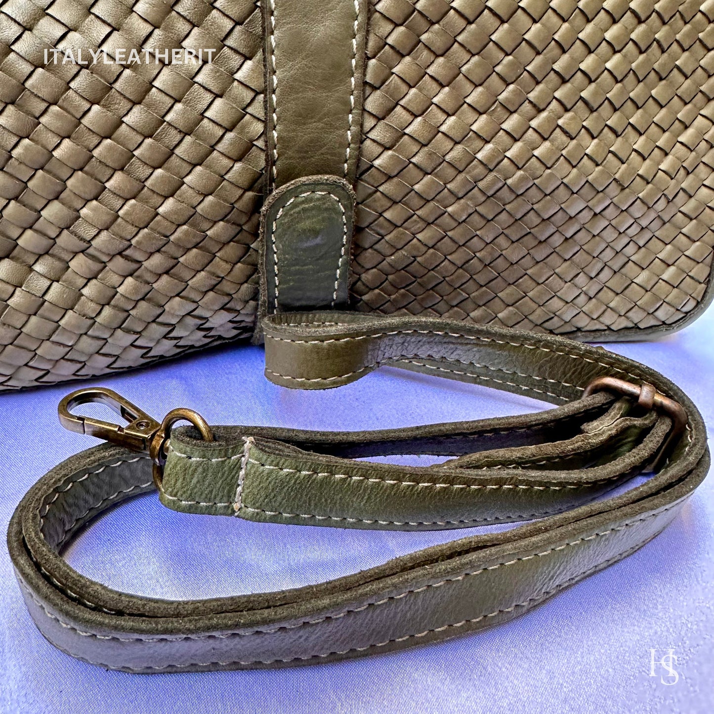 Italian Handmade Soft Leather Bags For Woman l l Soft Leather From Florence ll Intricate Weaving Made In Italy