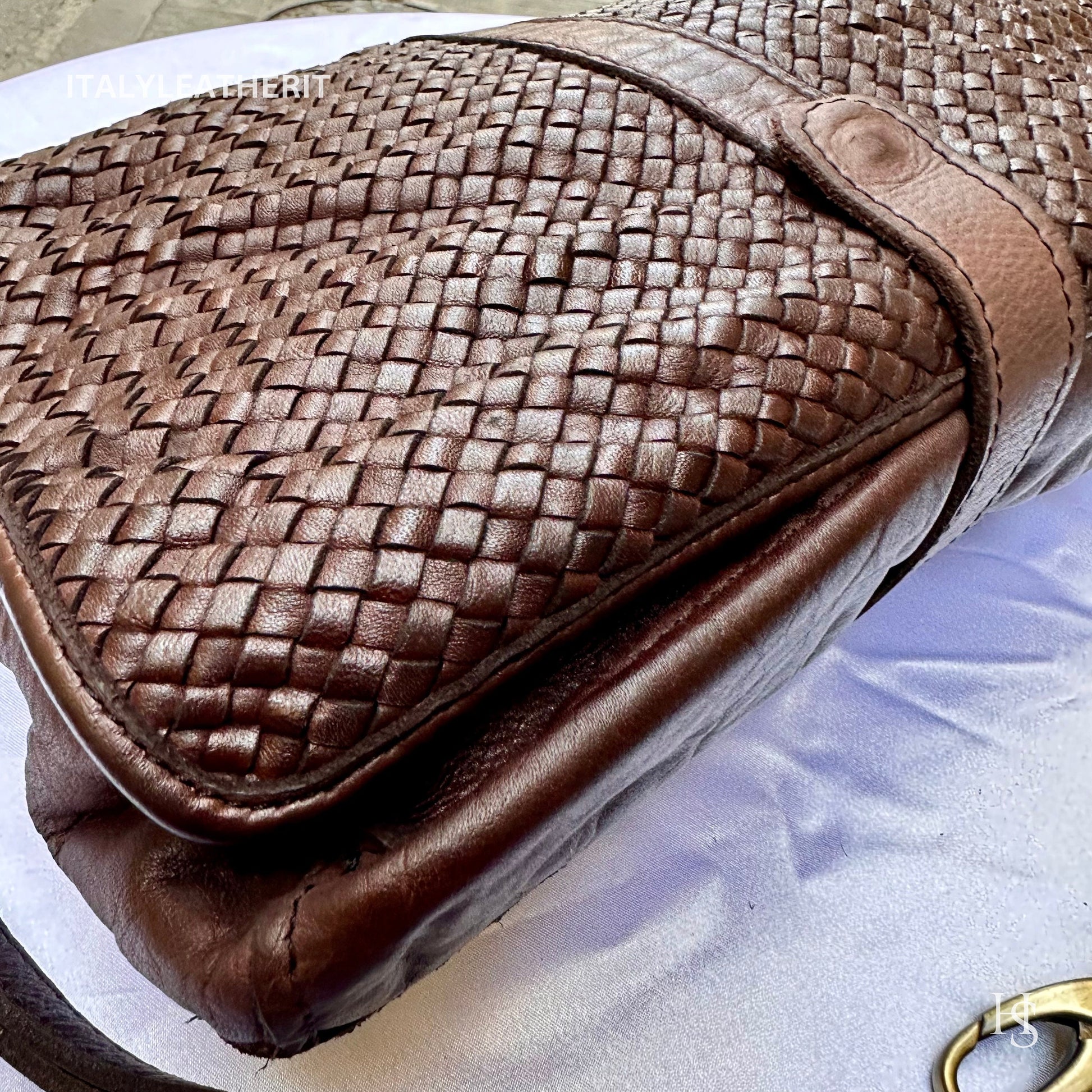 Italian Handmade Soft Leather Bags For Woman l l Soft Leather From Florence ll Intricate Weaving Made In Italy