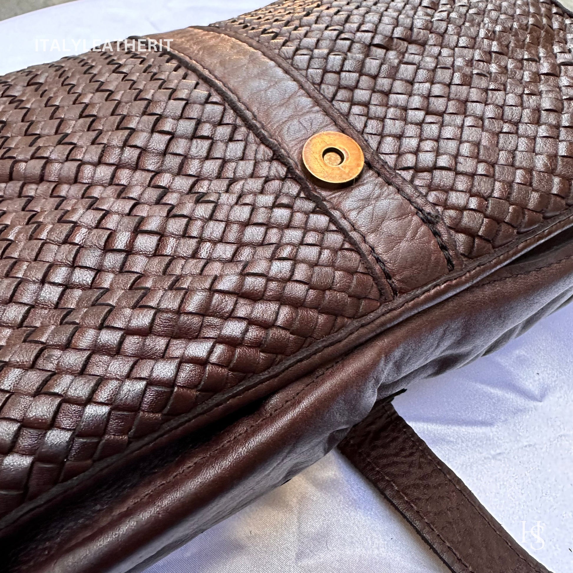 Italian Handmade Soft Leather Bags For Woman l l Soft Leather From Florence ll Intricate Weaving Made In Italy