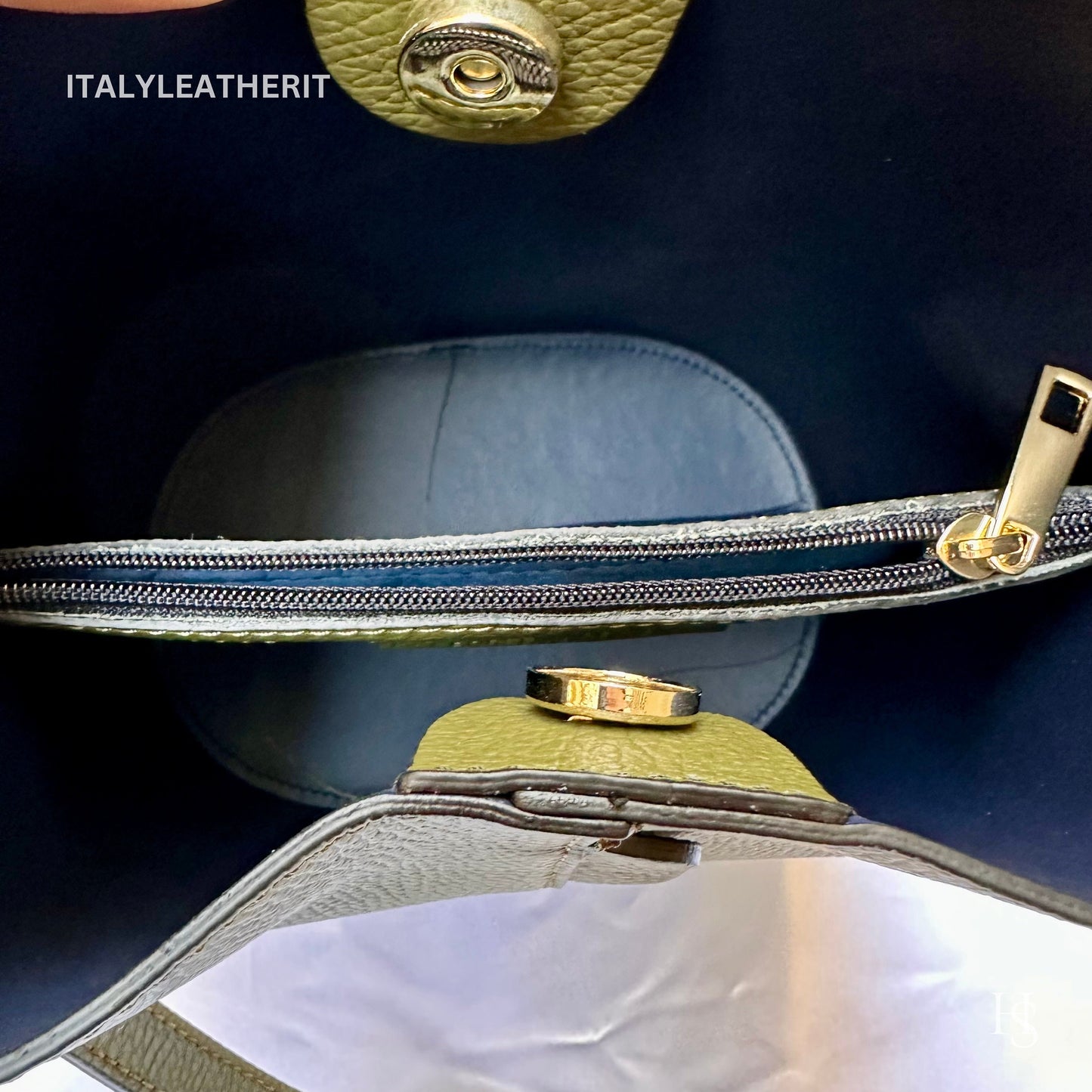 Italian Handmade Leather Bags For Woman l l Elegant Leather Tote From Florence || Made in Italy, Leather Bucket Bag