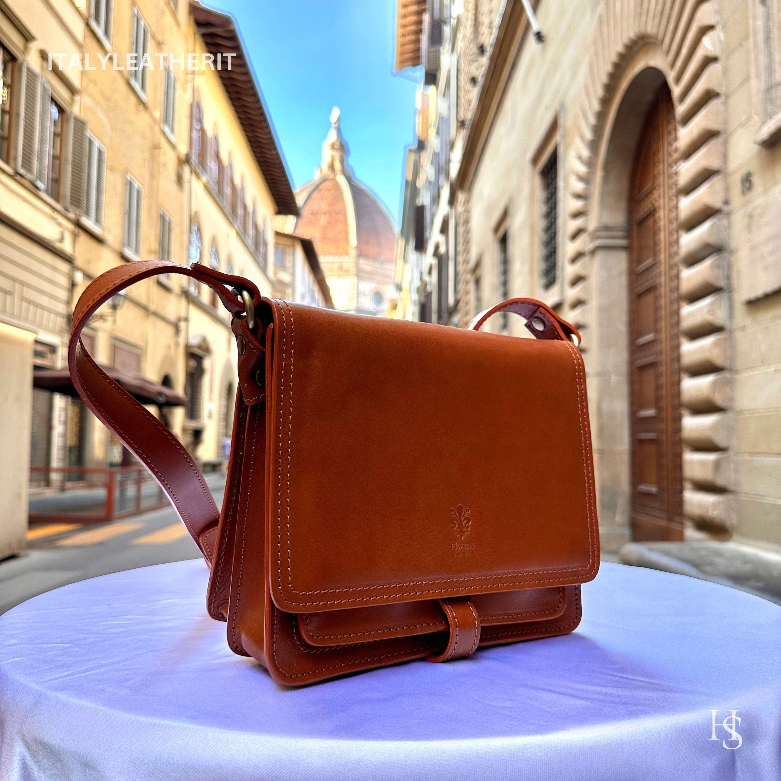 Italian Handmade Leather Bags For Women Elegant Brown Crossbody Bag italyleatherit