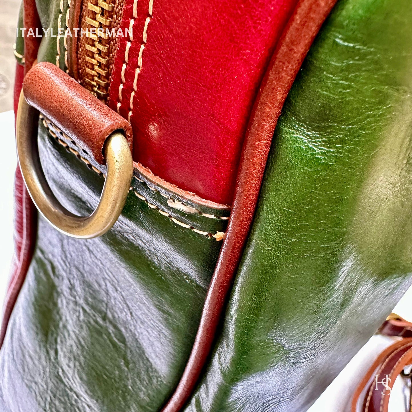 Italian Handmade Leather Briefcase Bags for Men | Elevate Your Style with Exquisite Craftsmanship made in Italy from Florence | shoulder bag