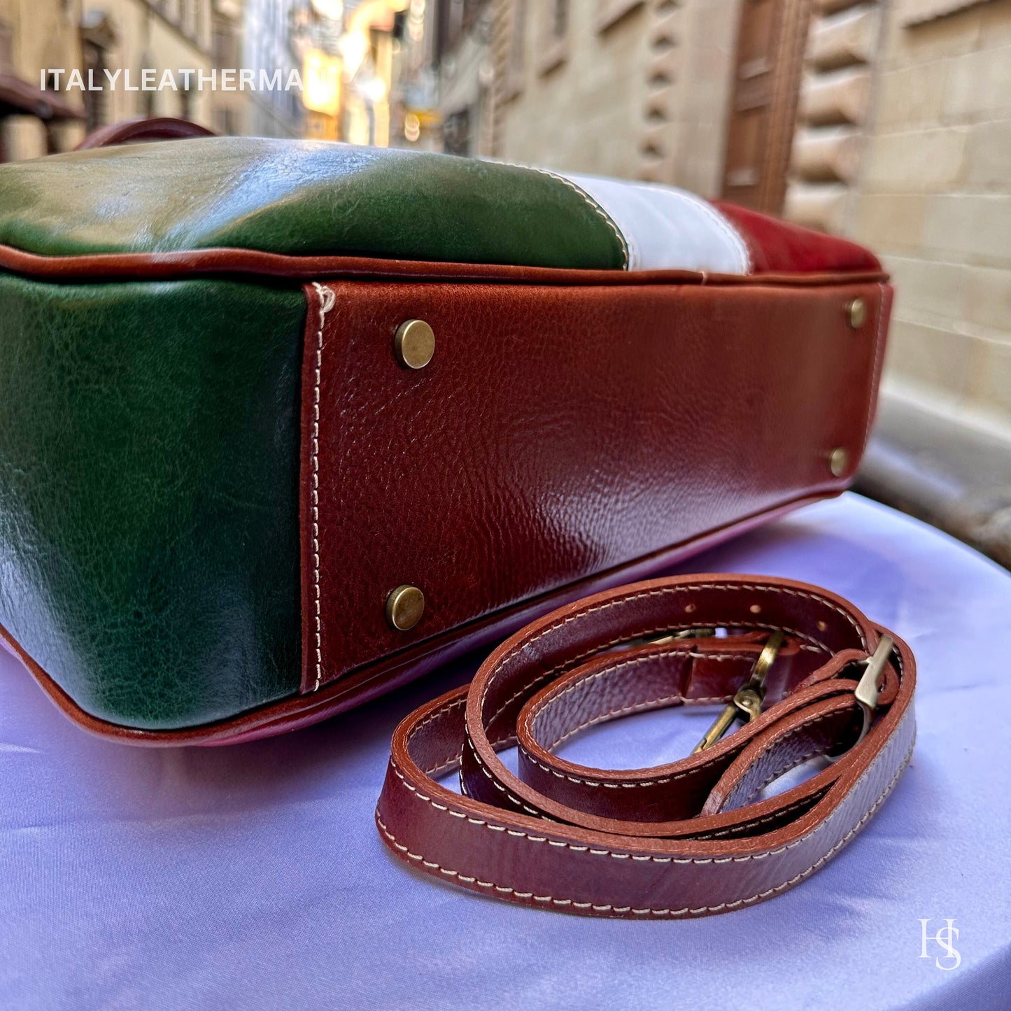 Italian Handmade Leather Briefcase Bags for Men | Elevate Your Style with Exquisite Craftsmanship made in Italy from Florence | shoulder bag