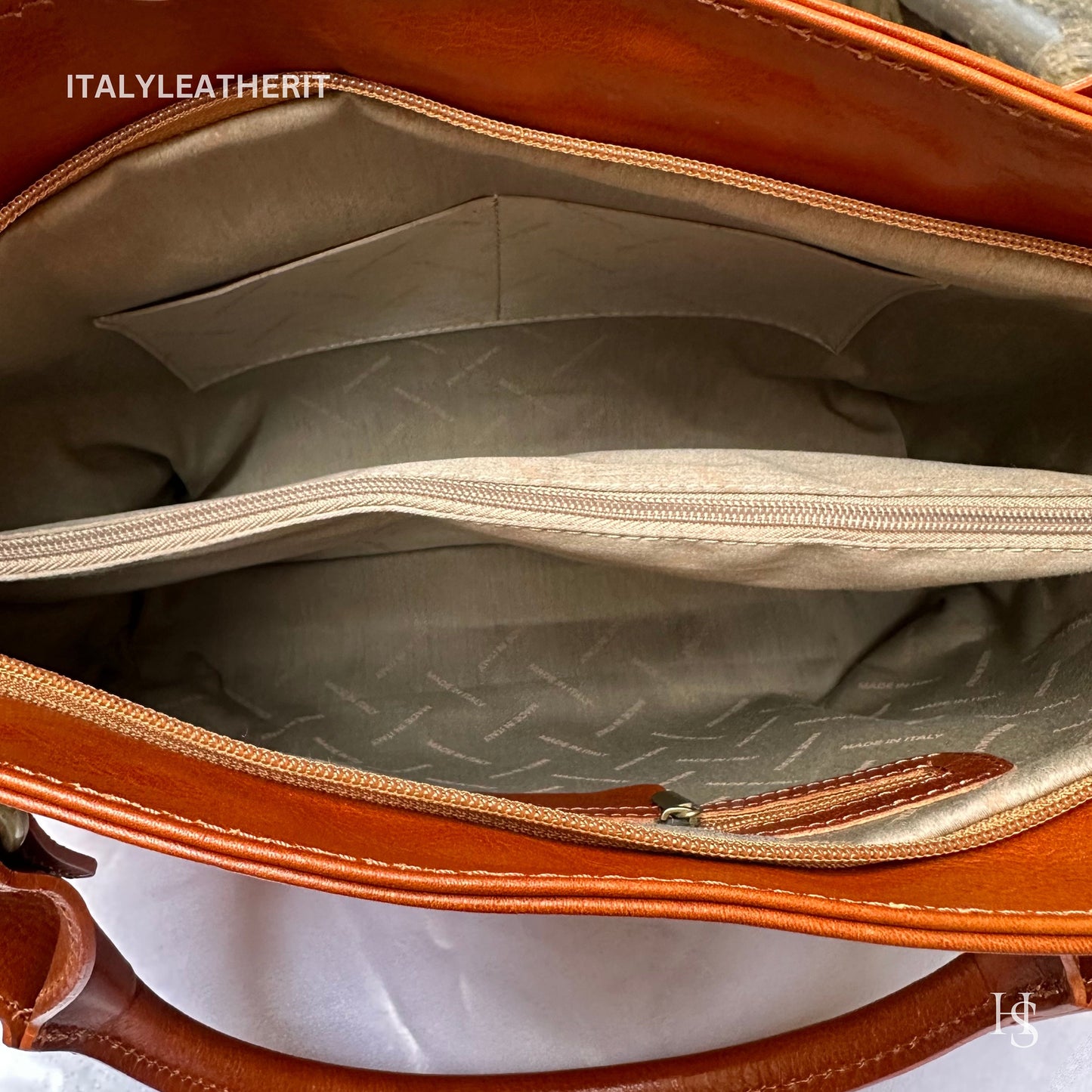 Italian Handmade Leather Bags For Women | Elegant Leather Tote From Florence | Made in Italy Full Grain Leather