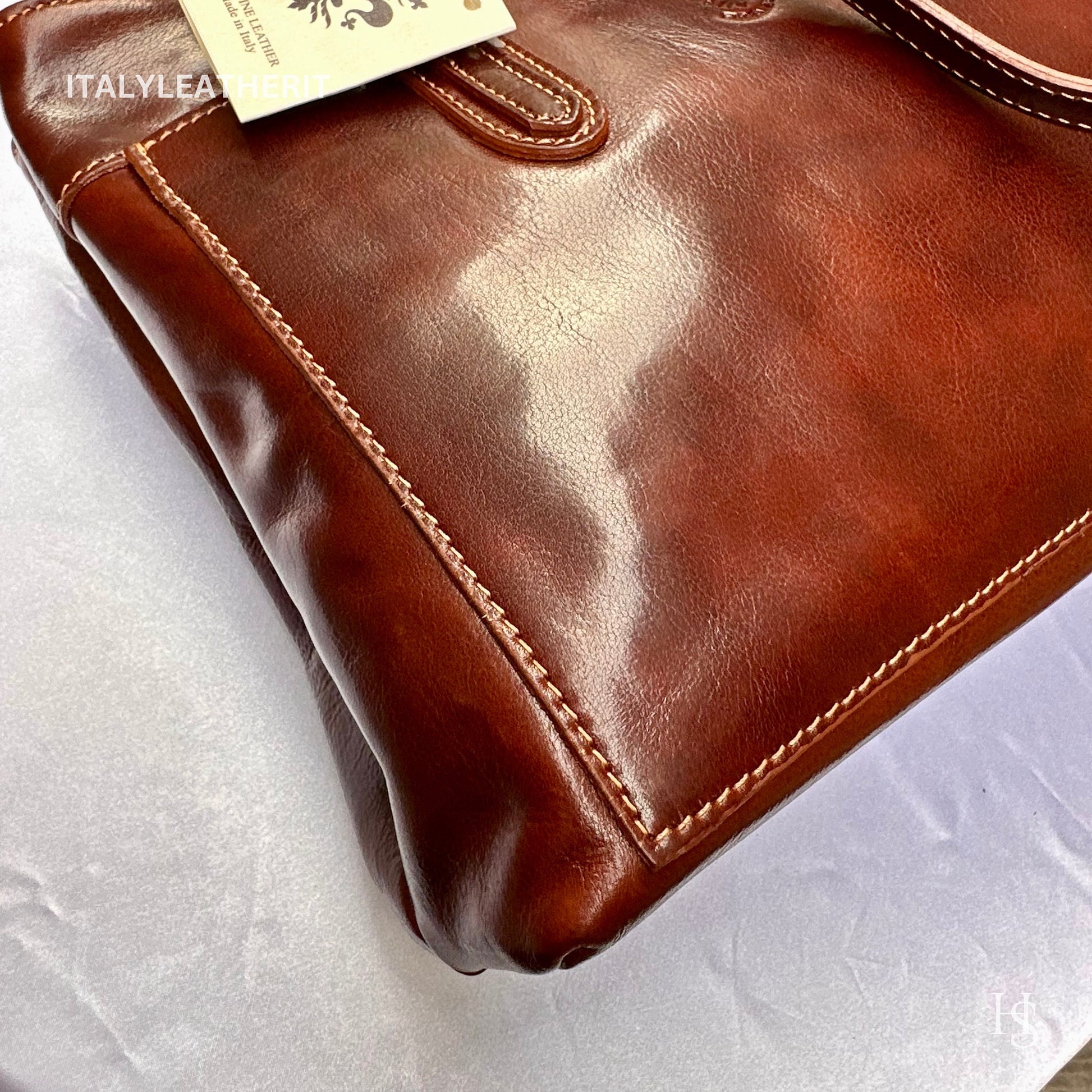 Italian Handmade Leather Bags For Women l l Elegant Leather Tote From Florence, Made in Italy