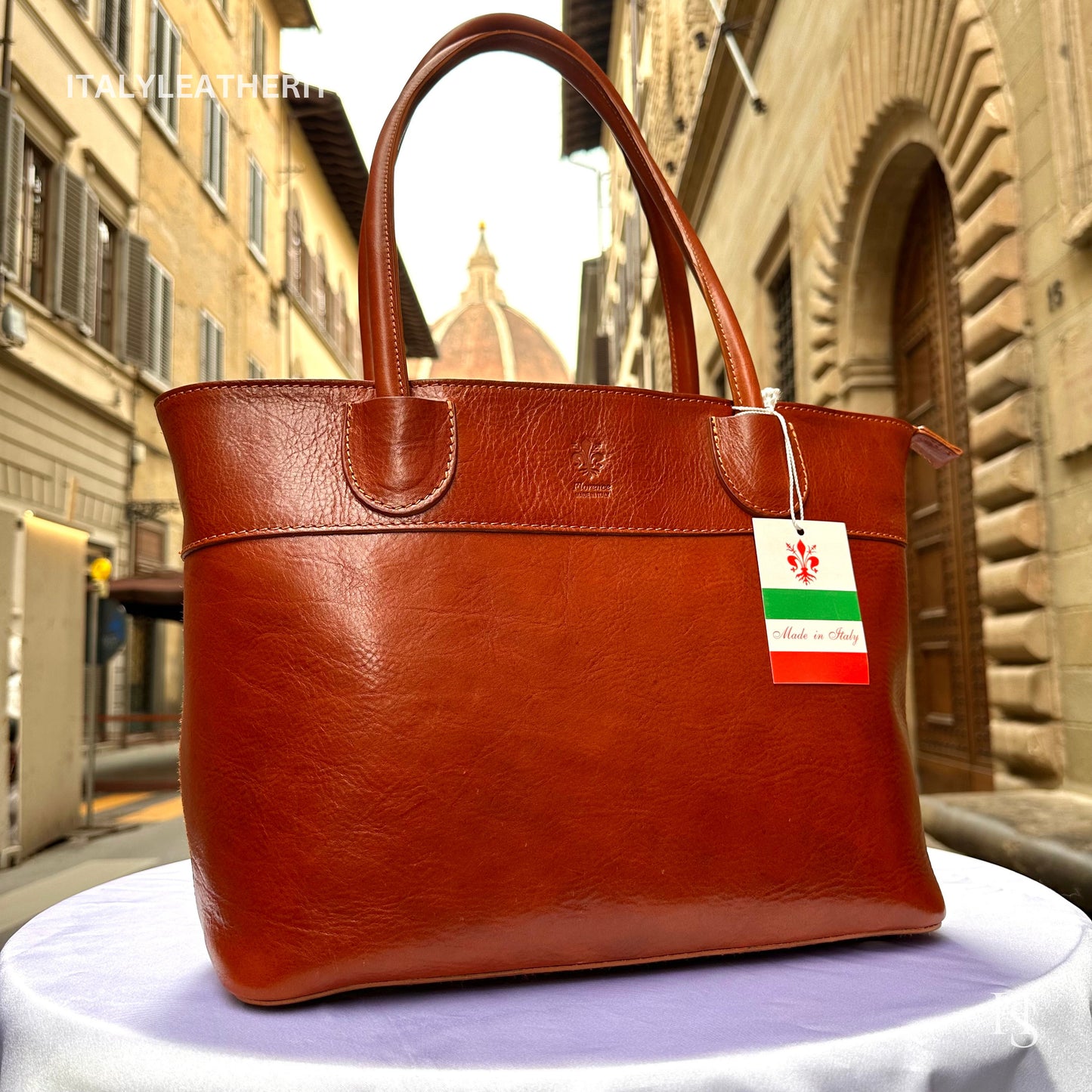 Italian Handmade Leather Bags For Women l l Elegant Leather Tote From Florence, large leather bag