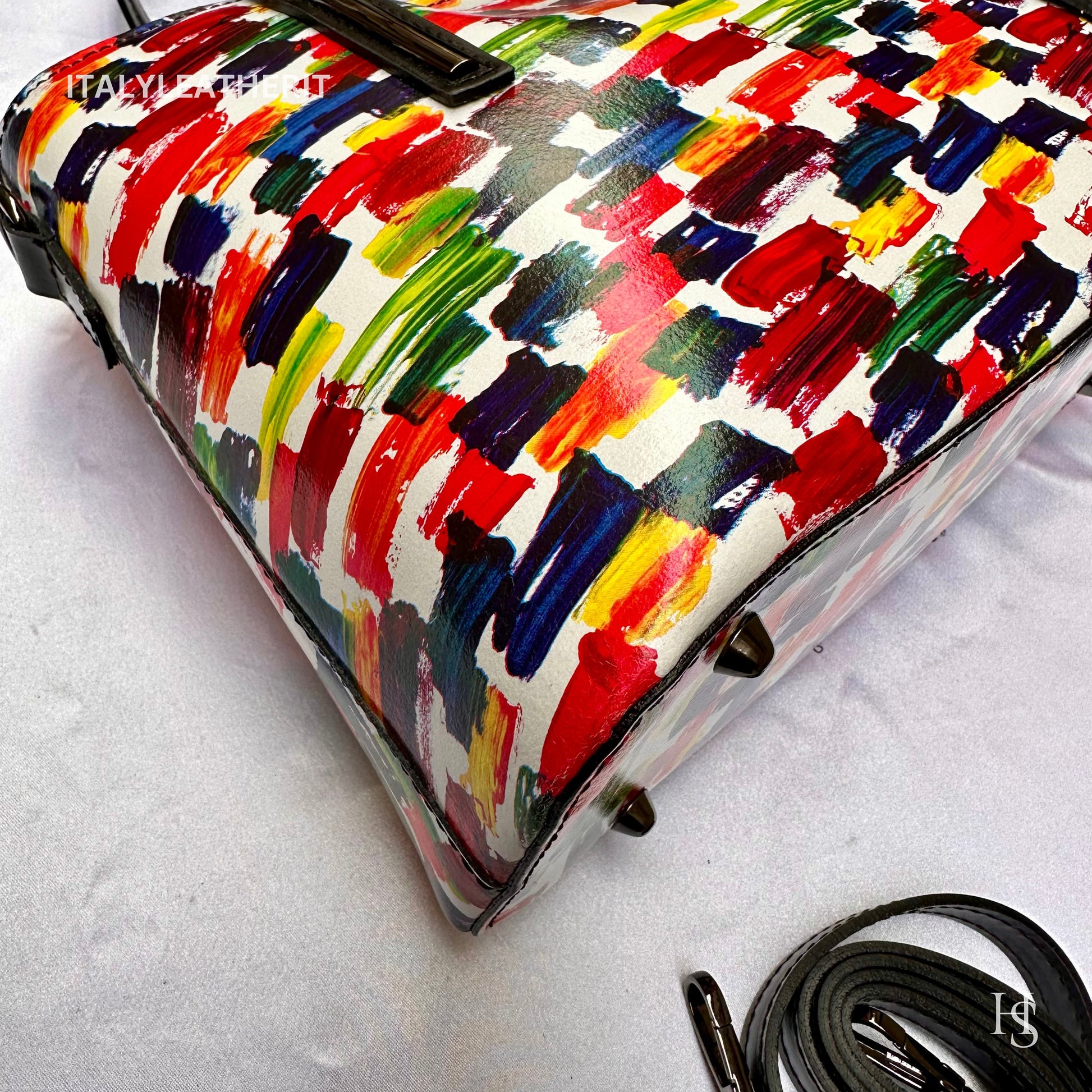 Italian Handmade Leather Bags For Women l Elegant Leather Tote From Florence | Made in Italy, Colorful bag