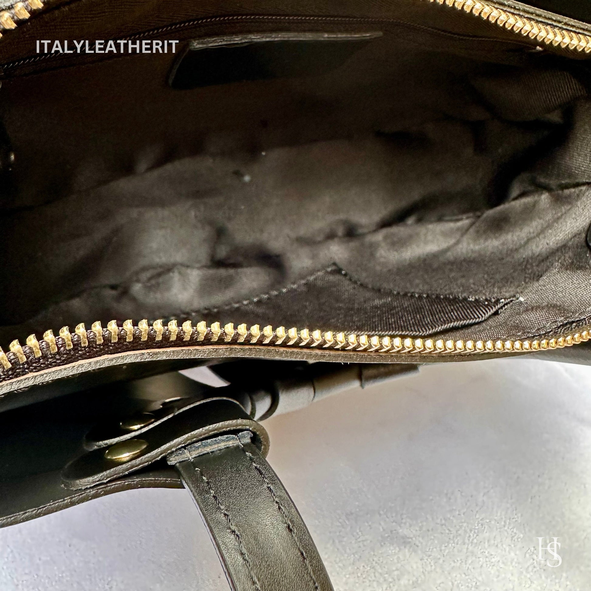 Elegant Italian Leather Shoulder Tote Crafted in Florence Handcrafted in Florence - Italy Leather Shop