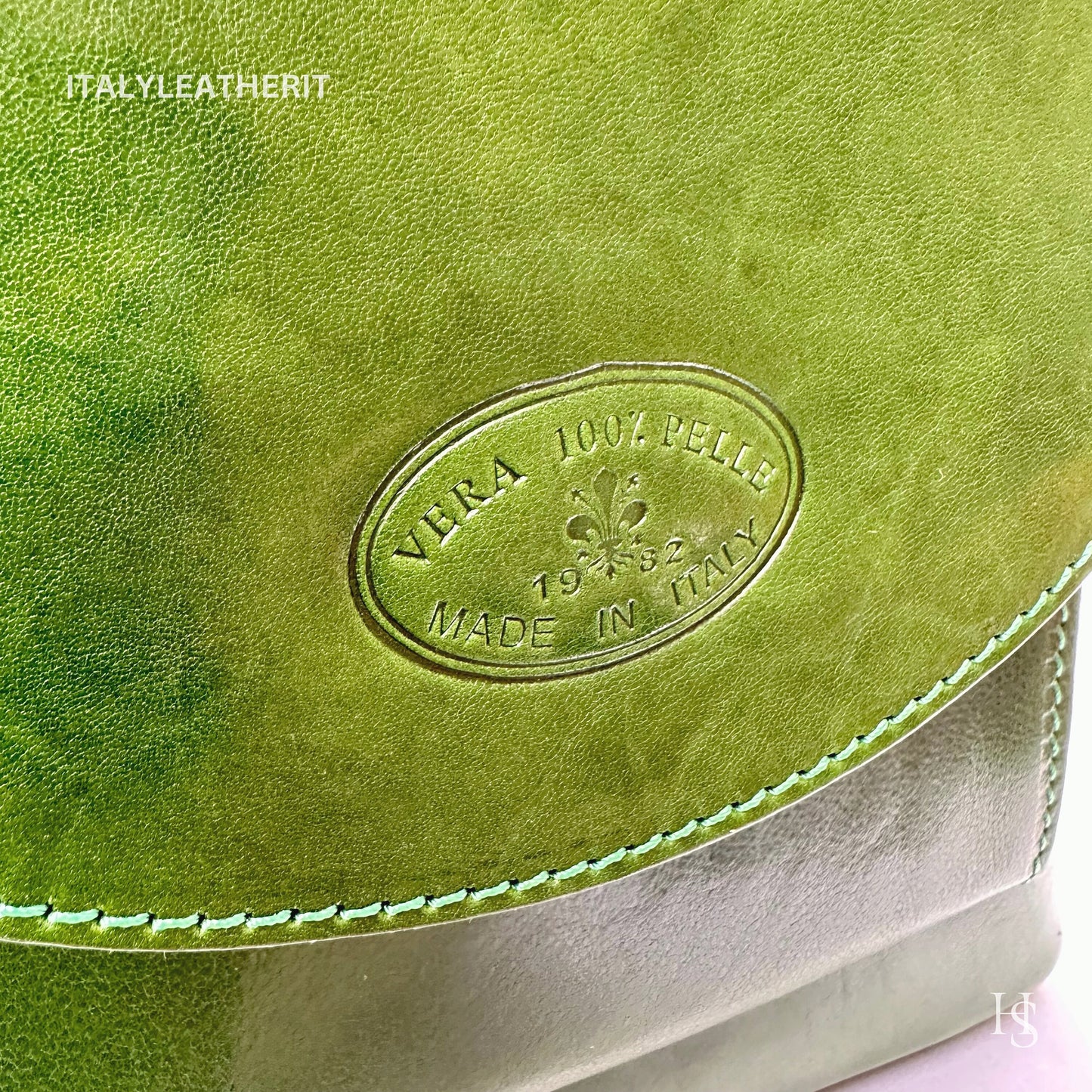Italian Unisex Handmade Tuscan Leather Backpack From Florence, Made In Italy, Computer bag, Elegant backpack