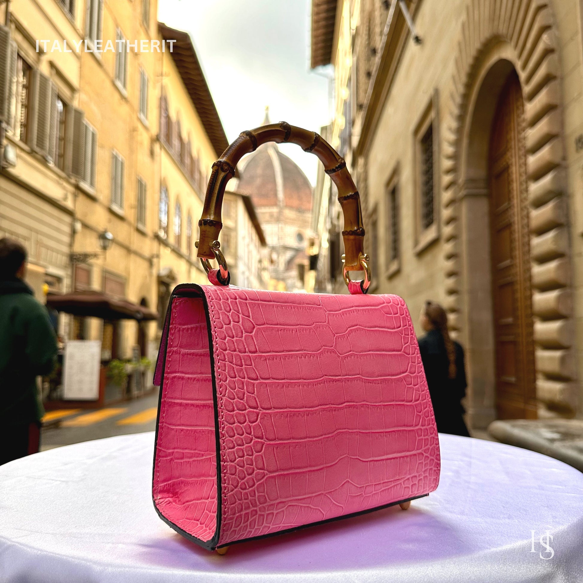 Italian Handmade Leather Bags for Women | Elegant Leather Tote from Florence - Medium-Sized