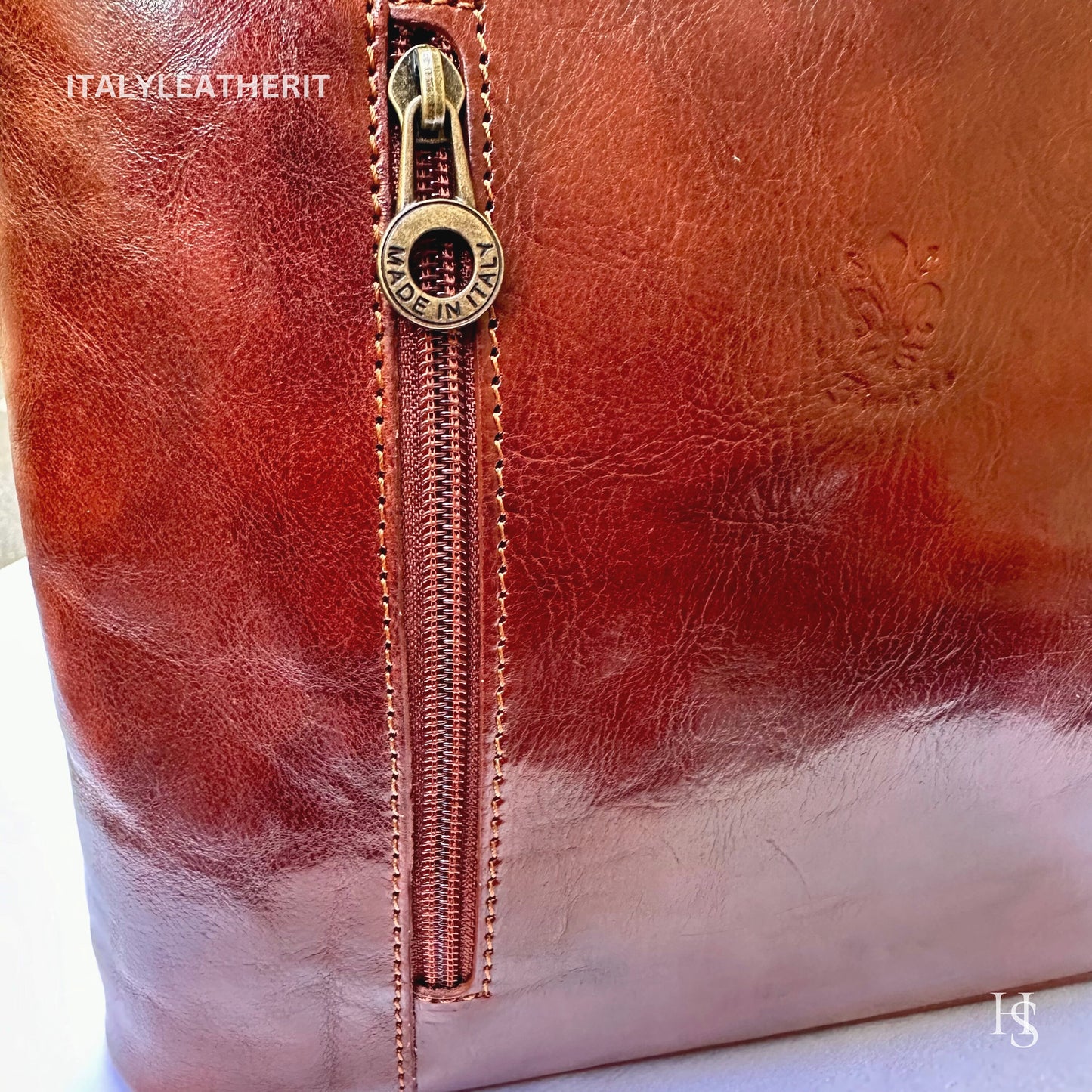 Italian Handmade Leather Bags For Women | Elegant Leather Tote From Florence | Handcrafted Backpack Shoulder Bag