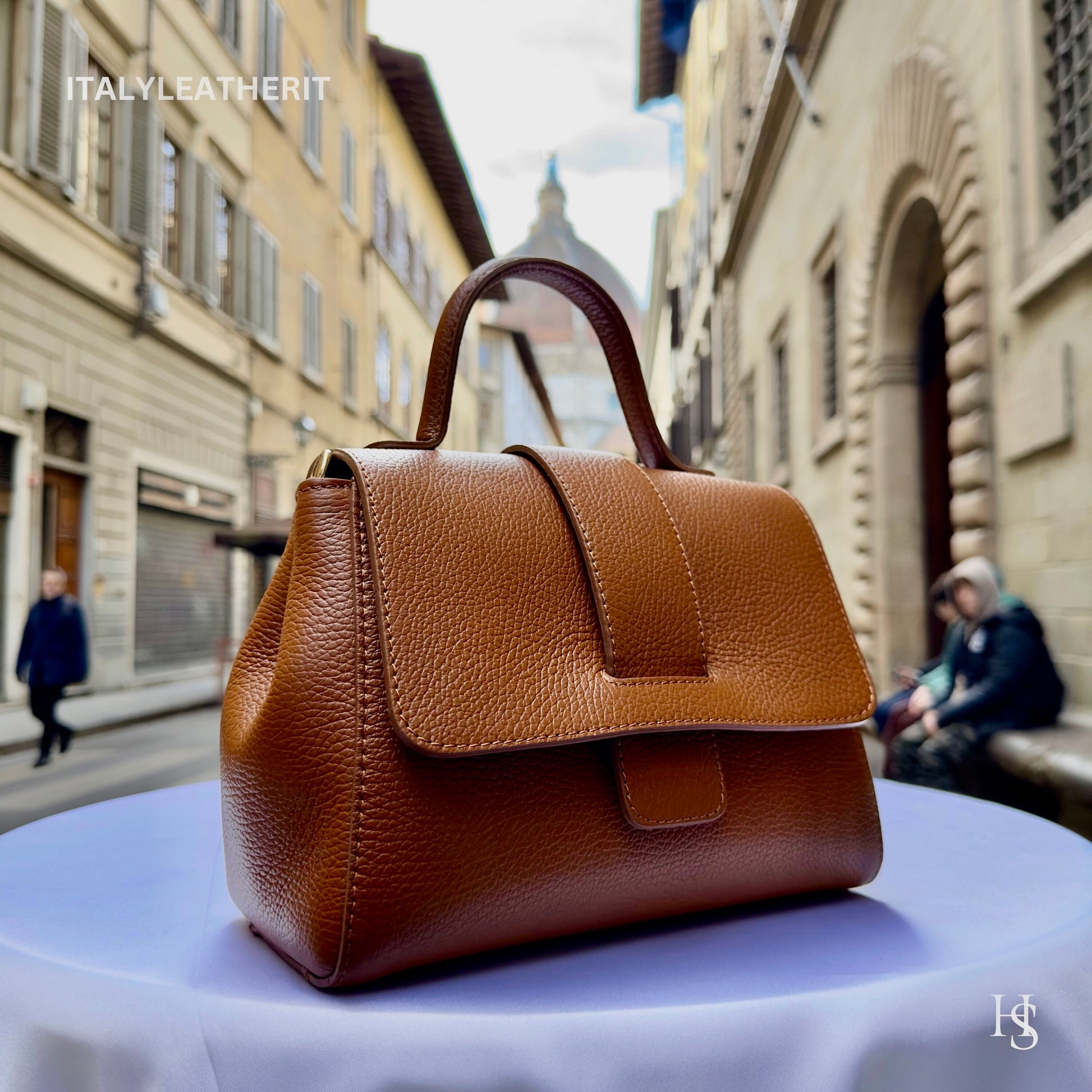 Italian Handmade Leather Bags For Woman l l Elegant Leather Tote From Florence