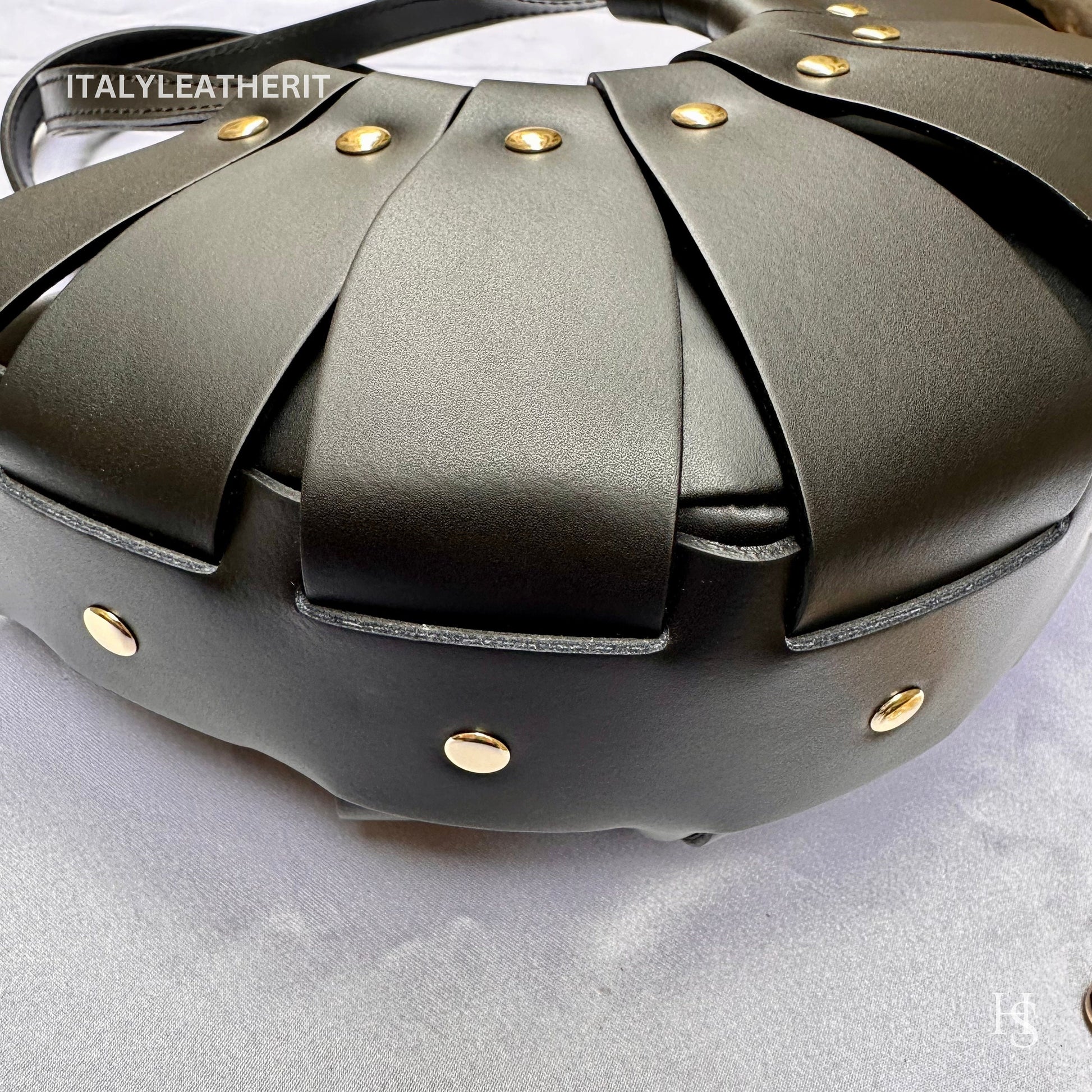 Elegant Italian Leather Shoulder Tote Crafted in Florence Handcrafted in Florence - Italy Leather Shop