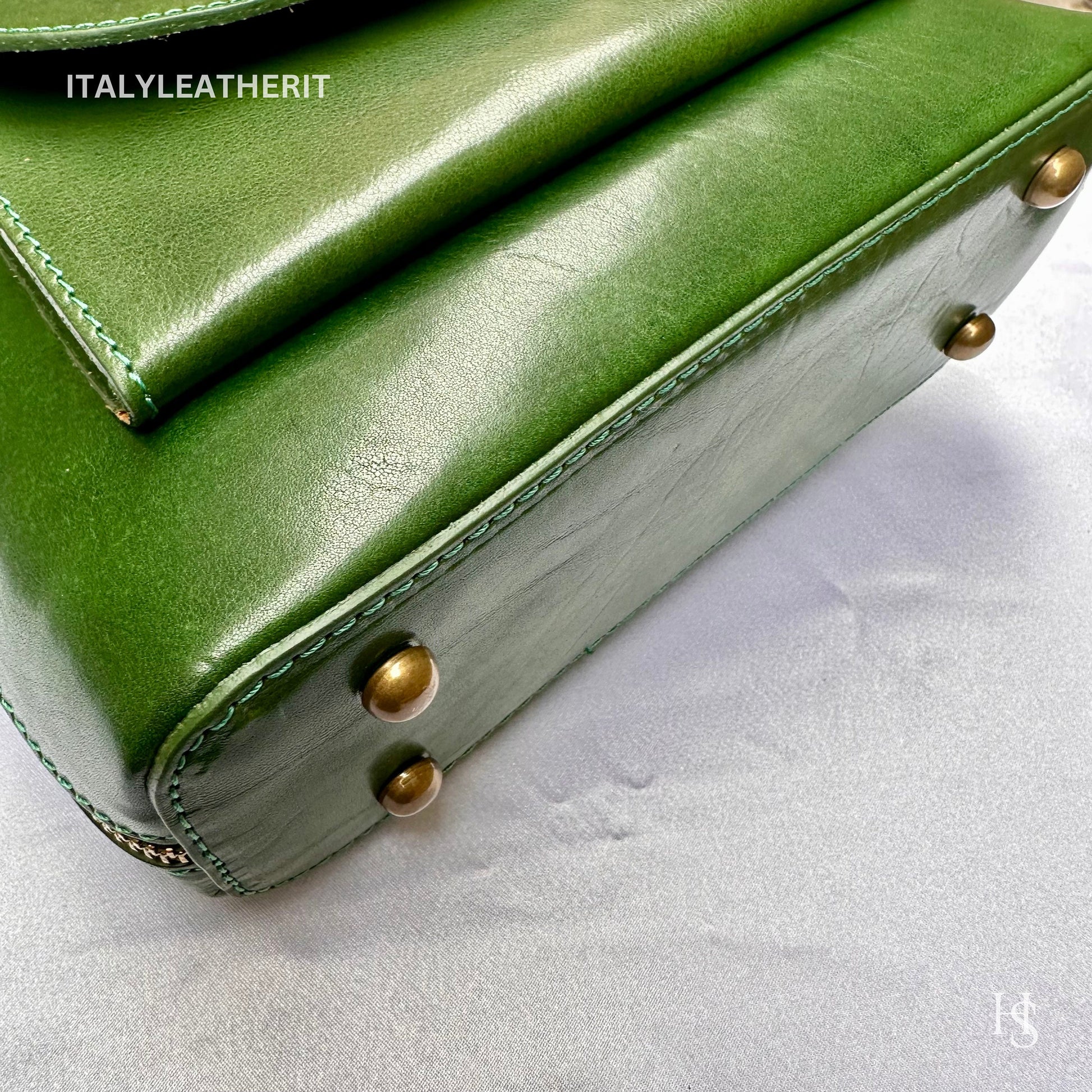 Italian Unisex Handmade Tuscan Leather Backpack From Florence, Made In Italy, Computer bag, Elegant backpack