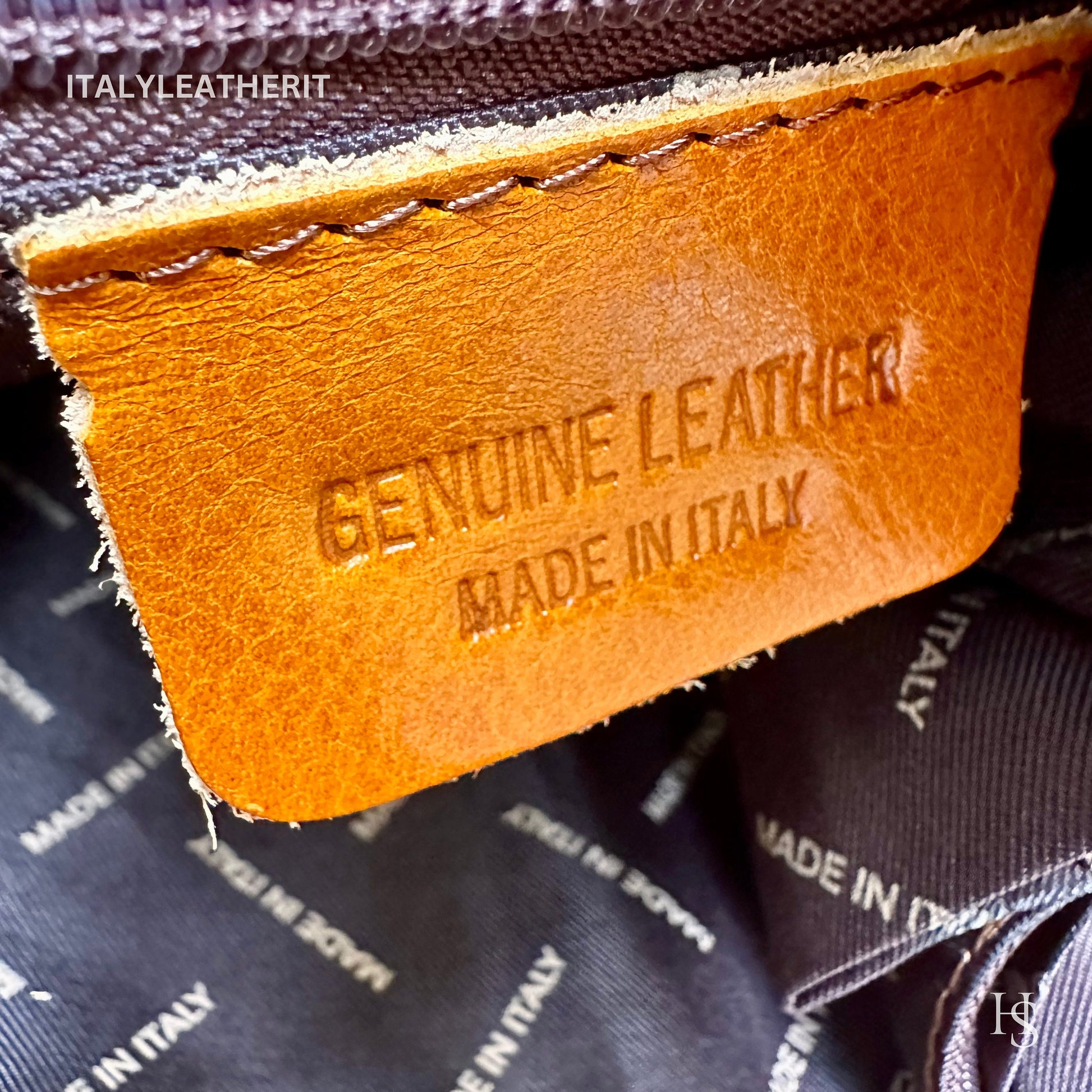 Italian Unisex Handmade Tuscan Leather Backpack From Florence, Made In Italy, Computer bag, Elegant backpack