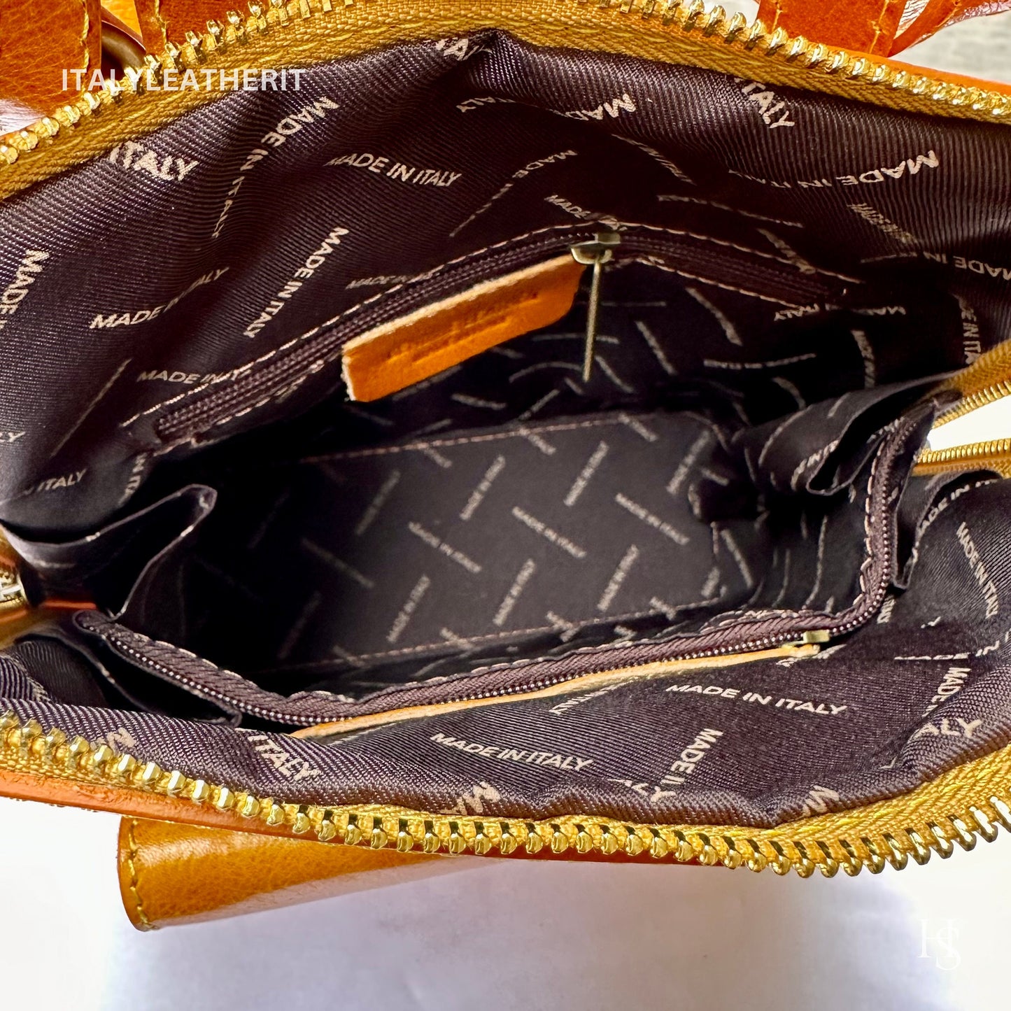Italian Unisex Handmade Tuscan Leather Backpack From Florence, Made In Italy, Computer bag, Elegant backpack