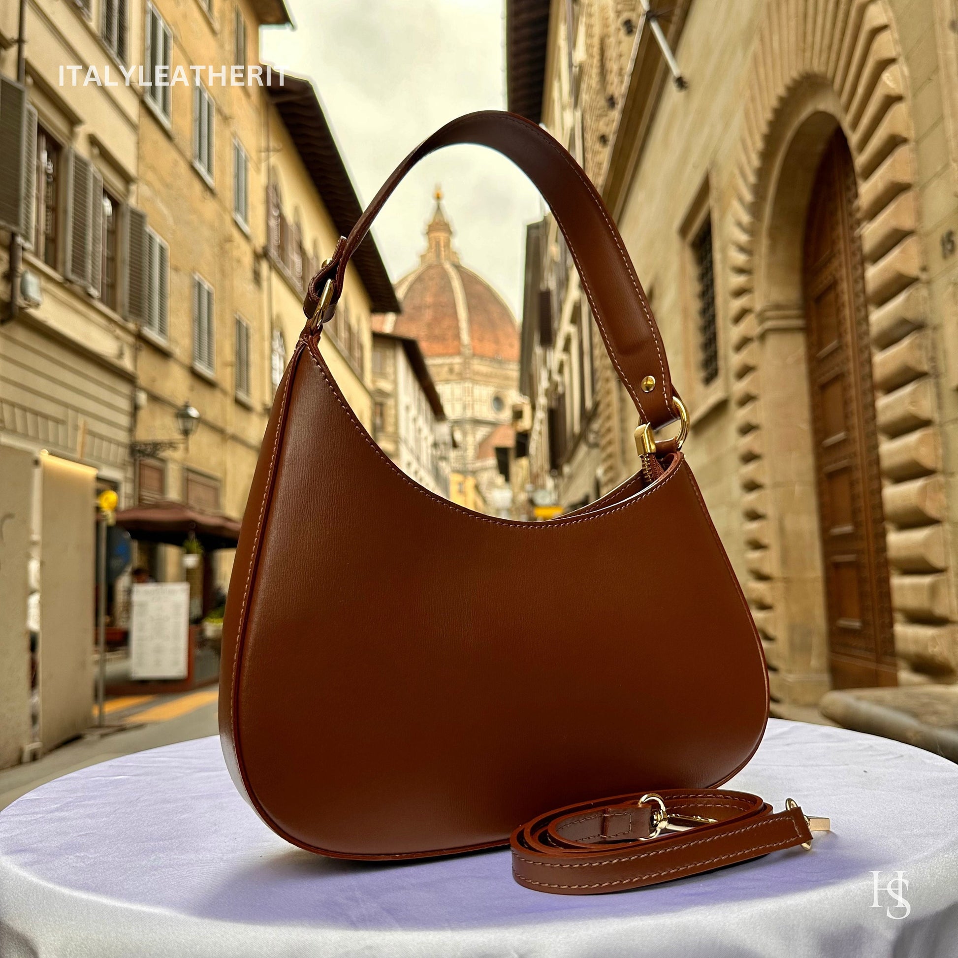 Italian Handmade Leather Bags For Women l Elegant Leather Tote From Florence, perfect gift for her