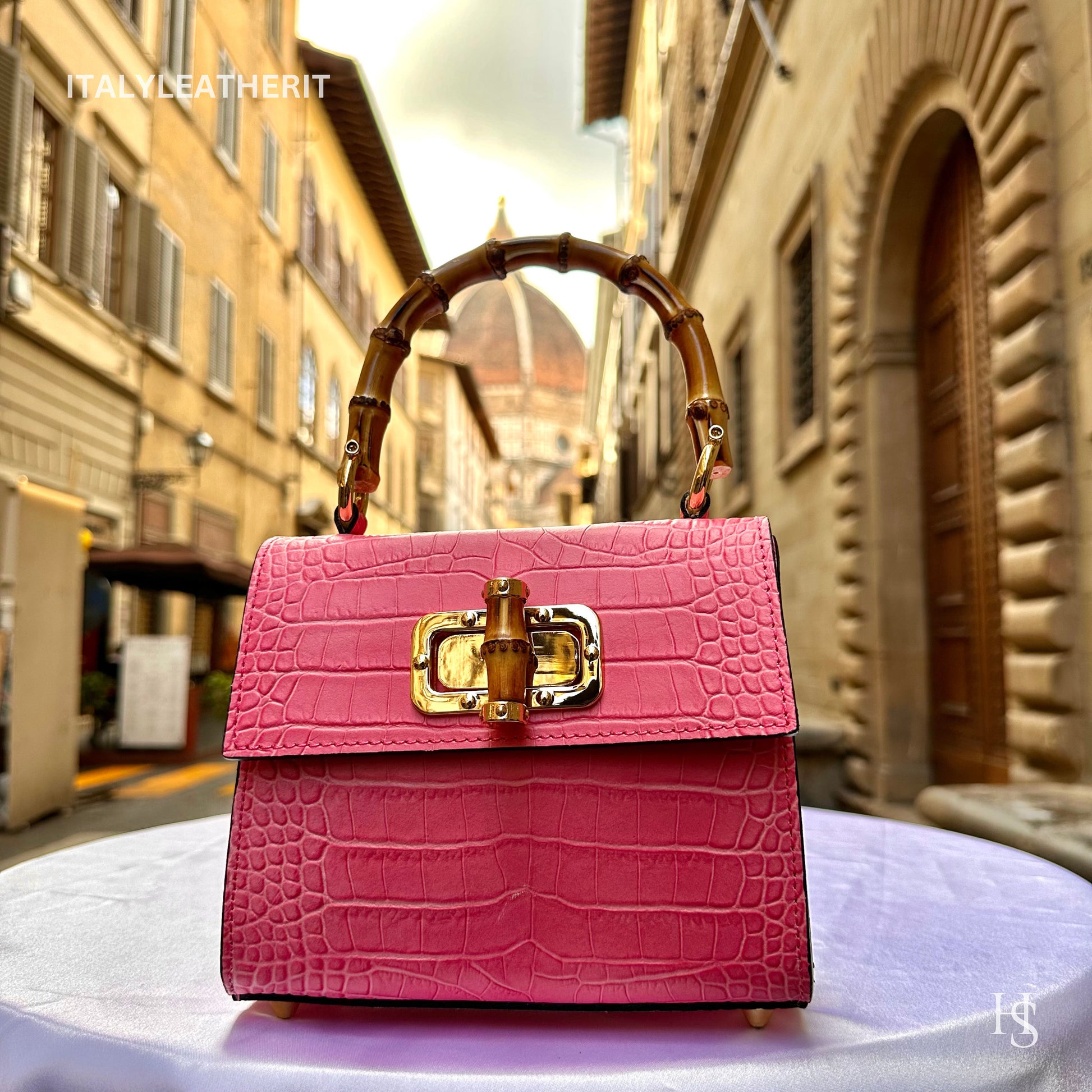 Italian Handmade Leather Bags for Women | Elegant Leather Tote from Florence - Medium-Sized