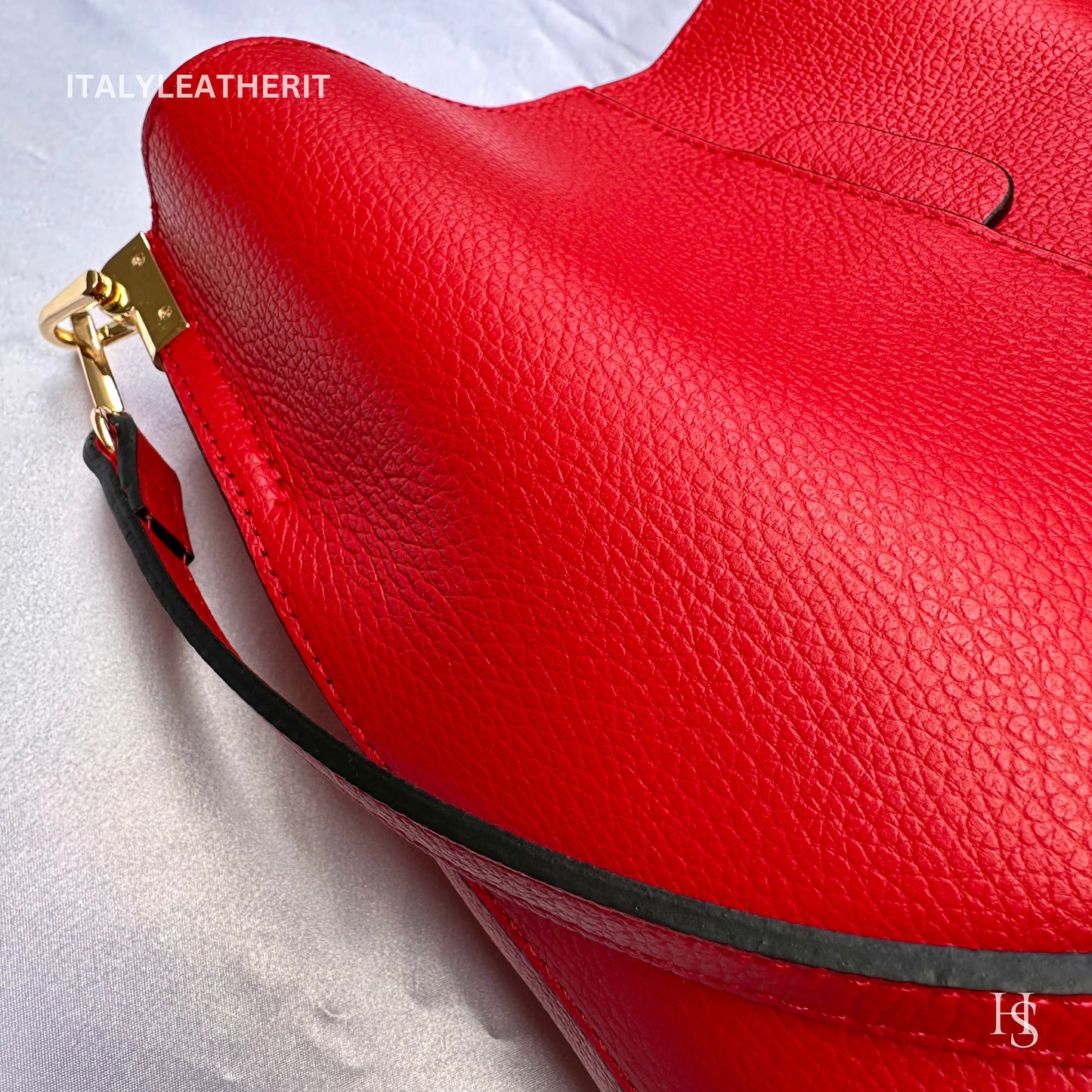 Italian Handmade Leather Bags For Woman l Elegant Leather Tote From Florence | Made in Italy, Bucket bag