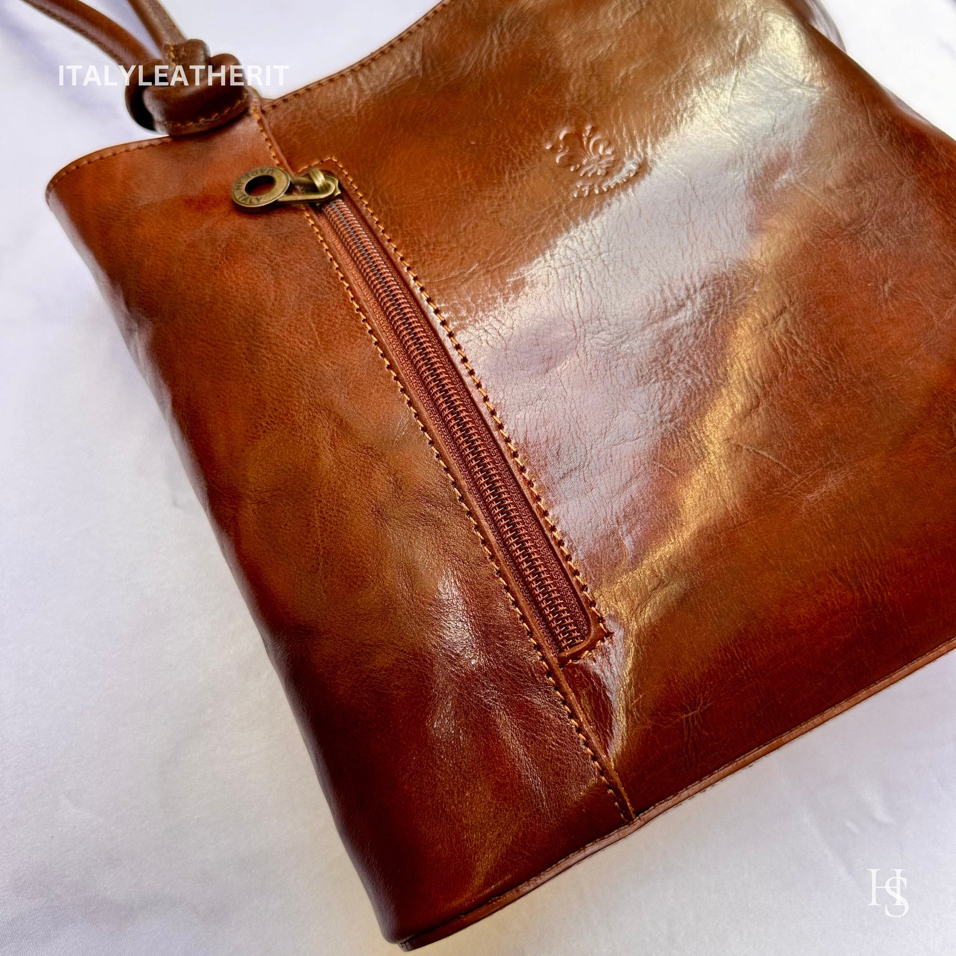 Italian Handmade Leather Bags For Women | Elegant Leather Tote From Florence | Handcrafted Backpack Shoulder Bag