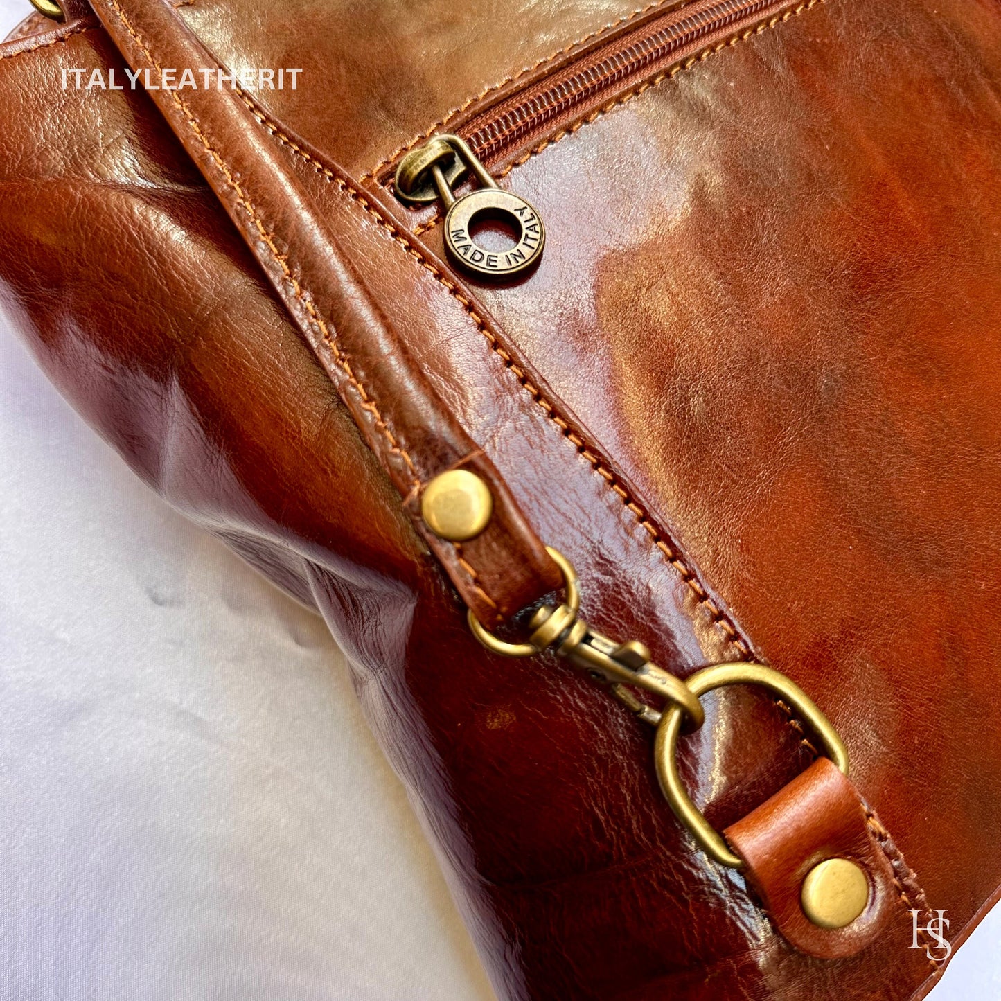 Italian Handmade Leather Bags For Women | Elegant Leather Tote From Florence | Handcrafted Backpack Shoulder Bag