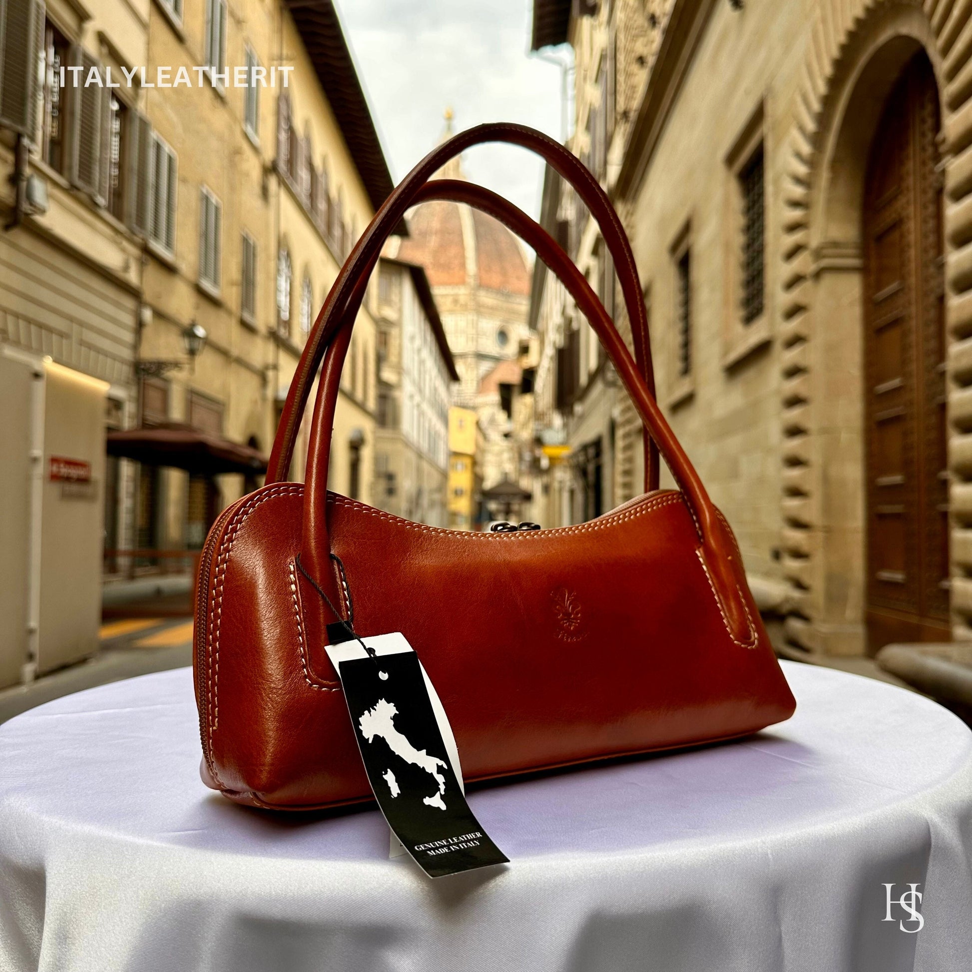 Italian Handmade Leather Bags For Woman l l Elegant Leather Tote From Florence