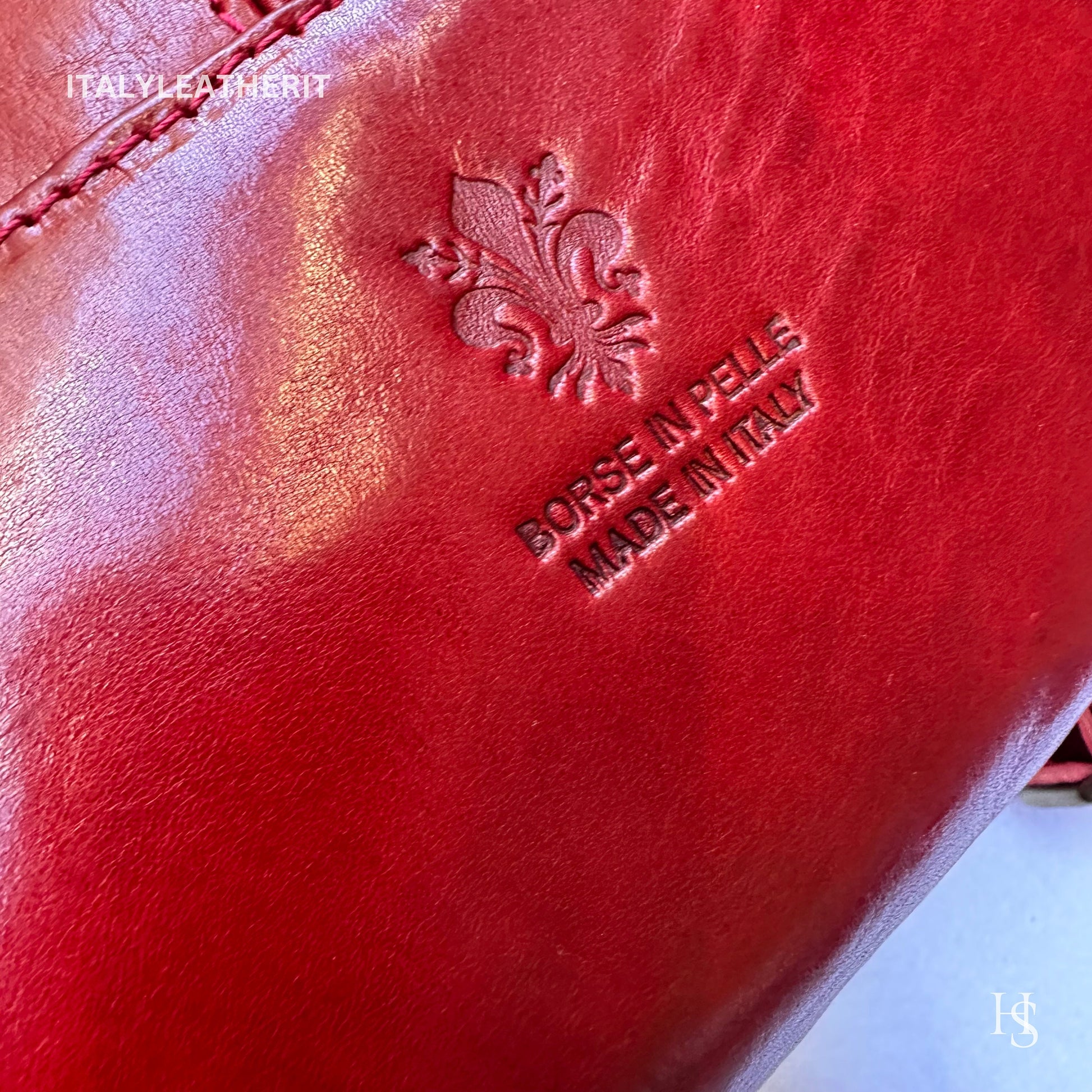 Italian Unisex Handmade Tuscan Leather Backpack From Florence Made In Italy