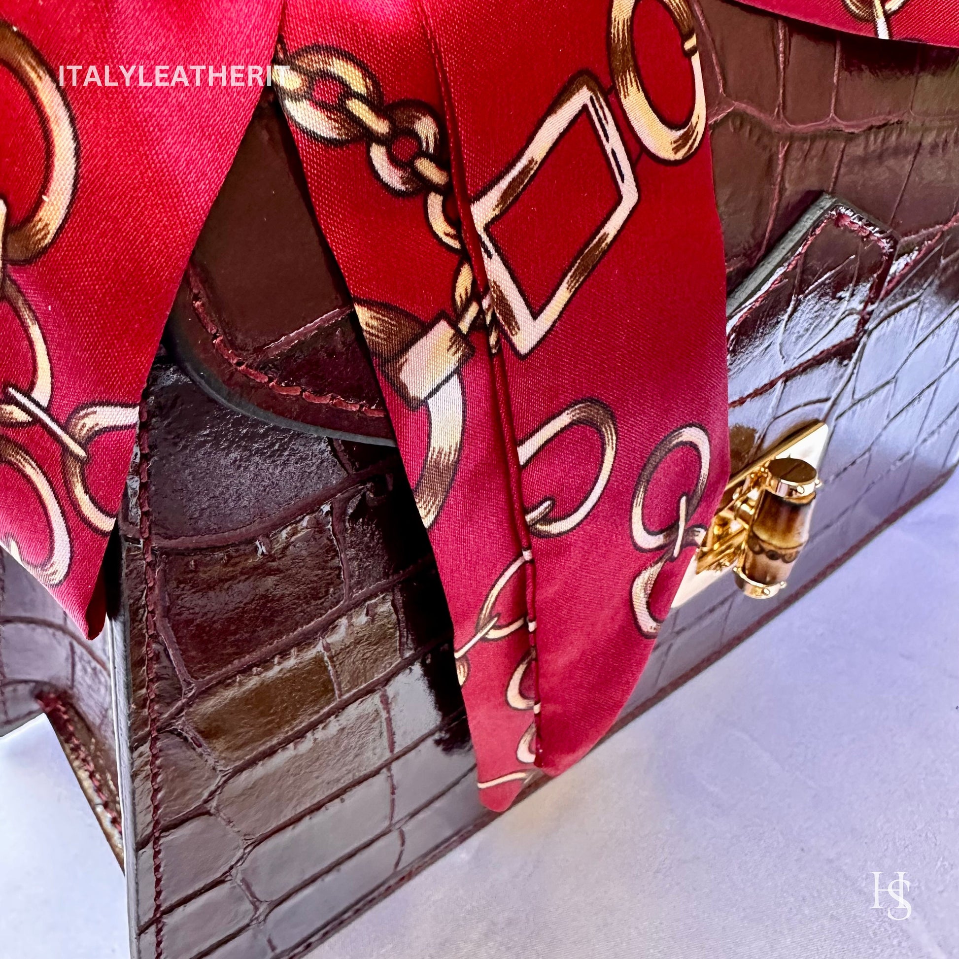 Italian Handmade Leather Bags For Woman l l Elegant Leather Tote From Florence ll Handmade Italy, Wine Red Tote