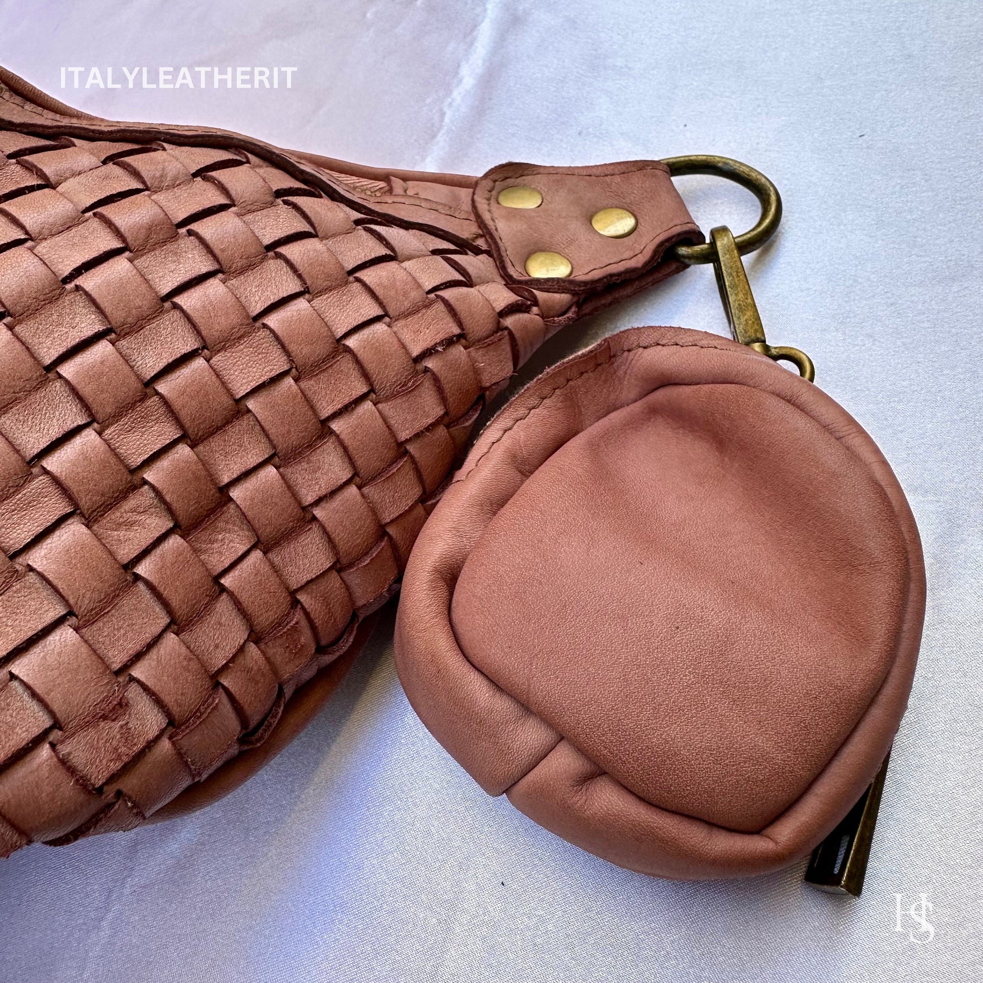 Italian Handmade Leather Sling Bag for Unisex Made In Italy from Florence | Waist Bag