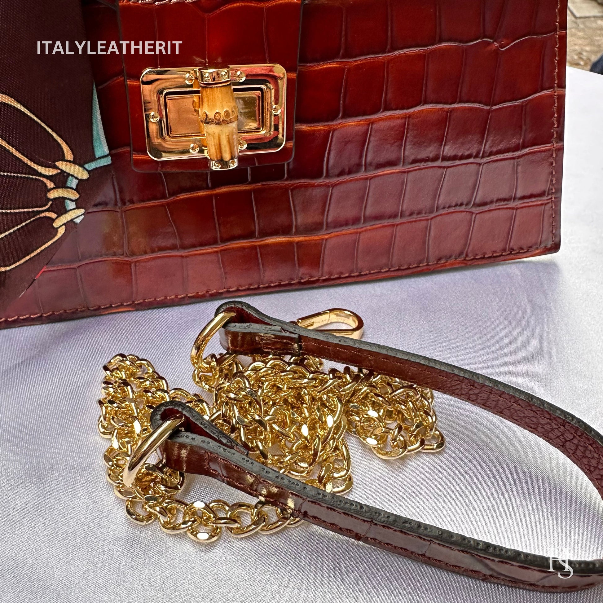 Italian Handmade Leather Bags For Woman l l Elegant Leather Tote From Florence | Made in Italy