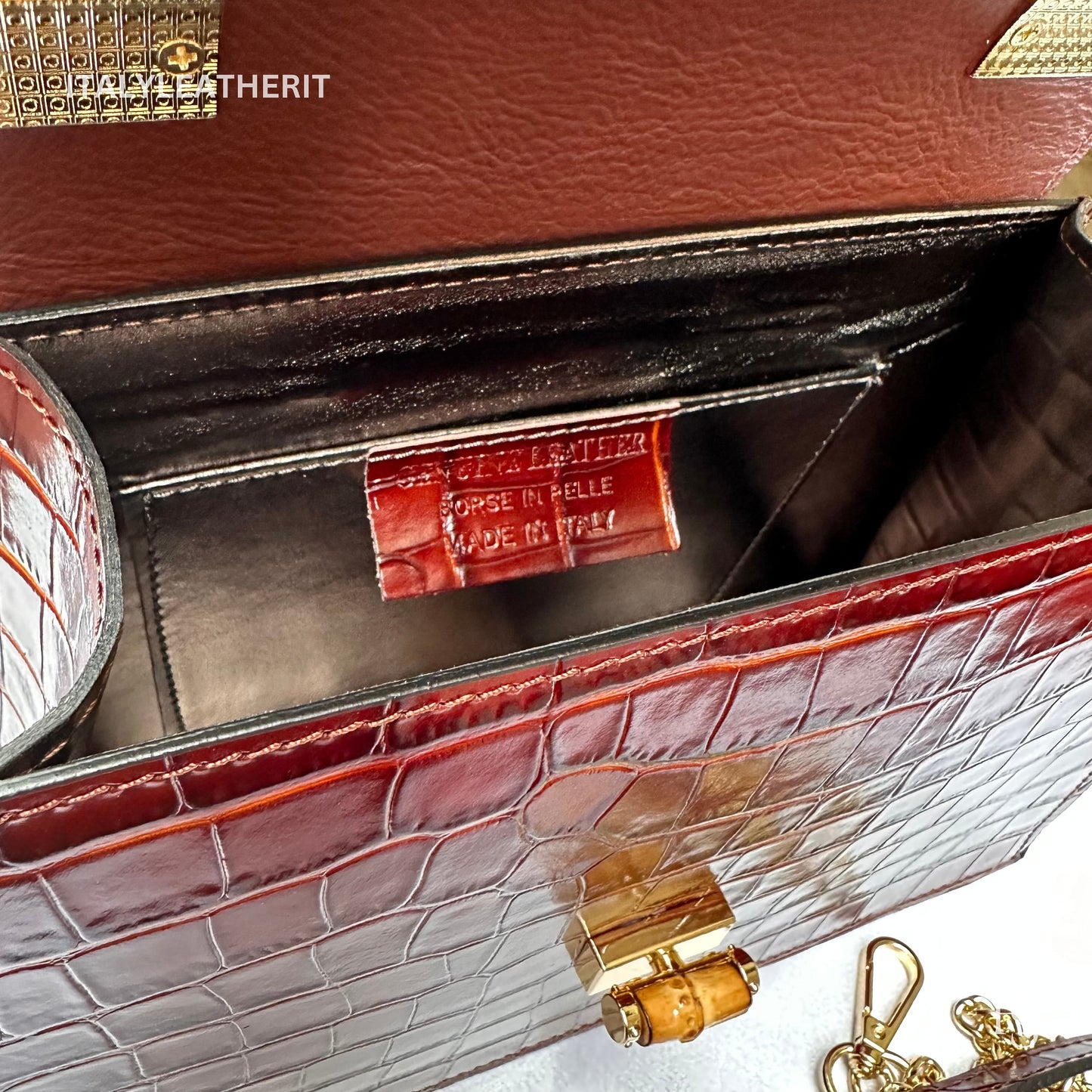 Italian Handmade Leather Bags For Woman l l Elegant Leather Tote From Florence | Made in Italy