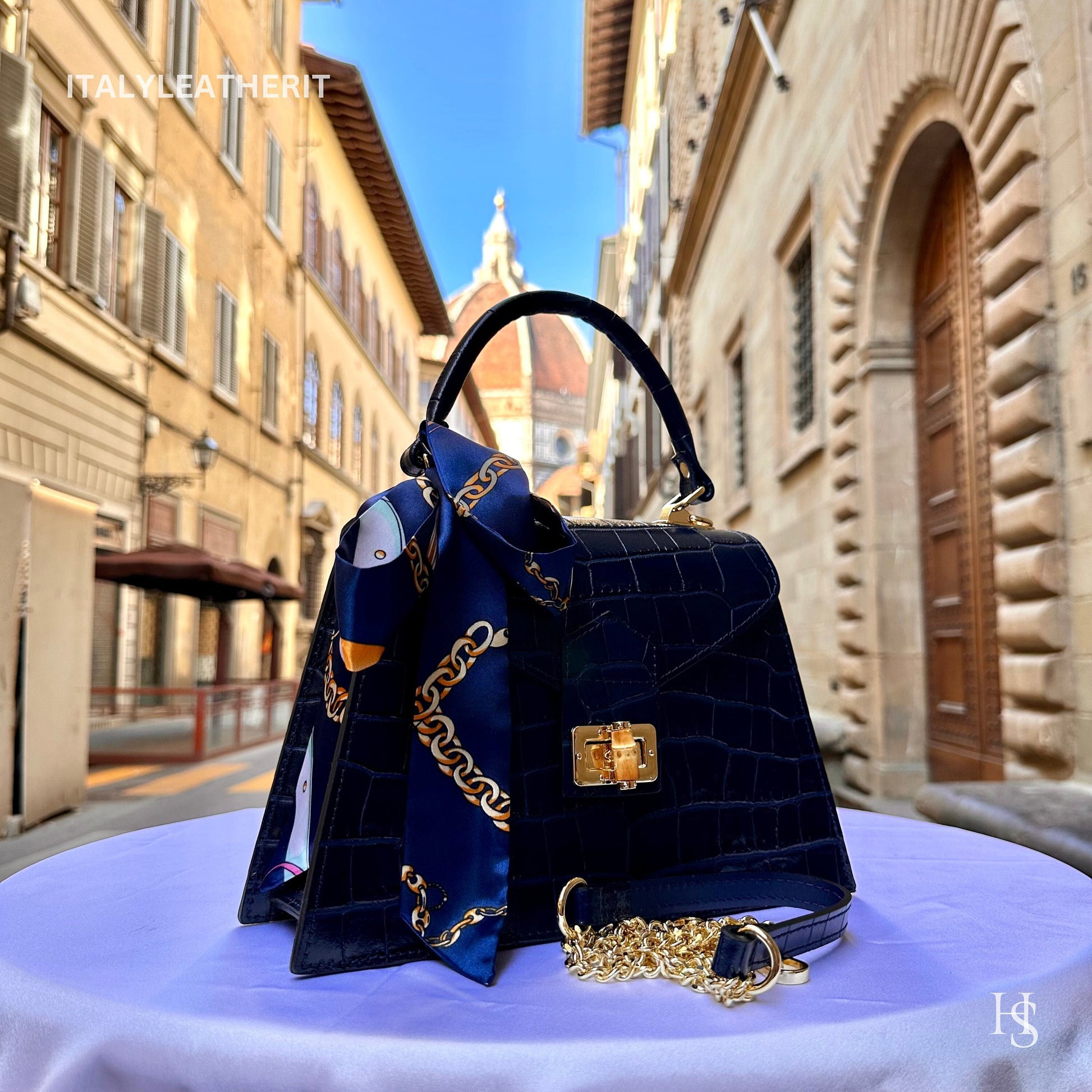 Italian Handmade Leather Bags For Woman | Elegant Leather Tote From Florence, Formal Event Totes, Luxury Handbags