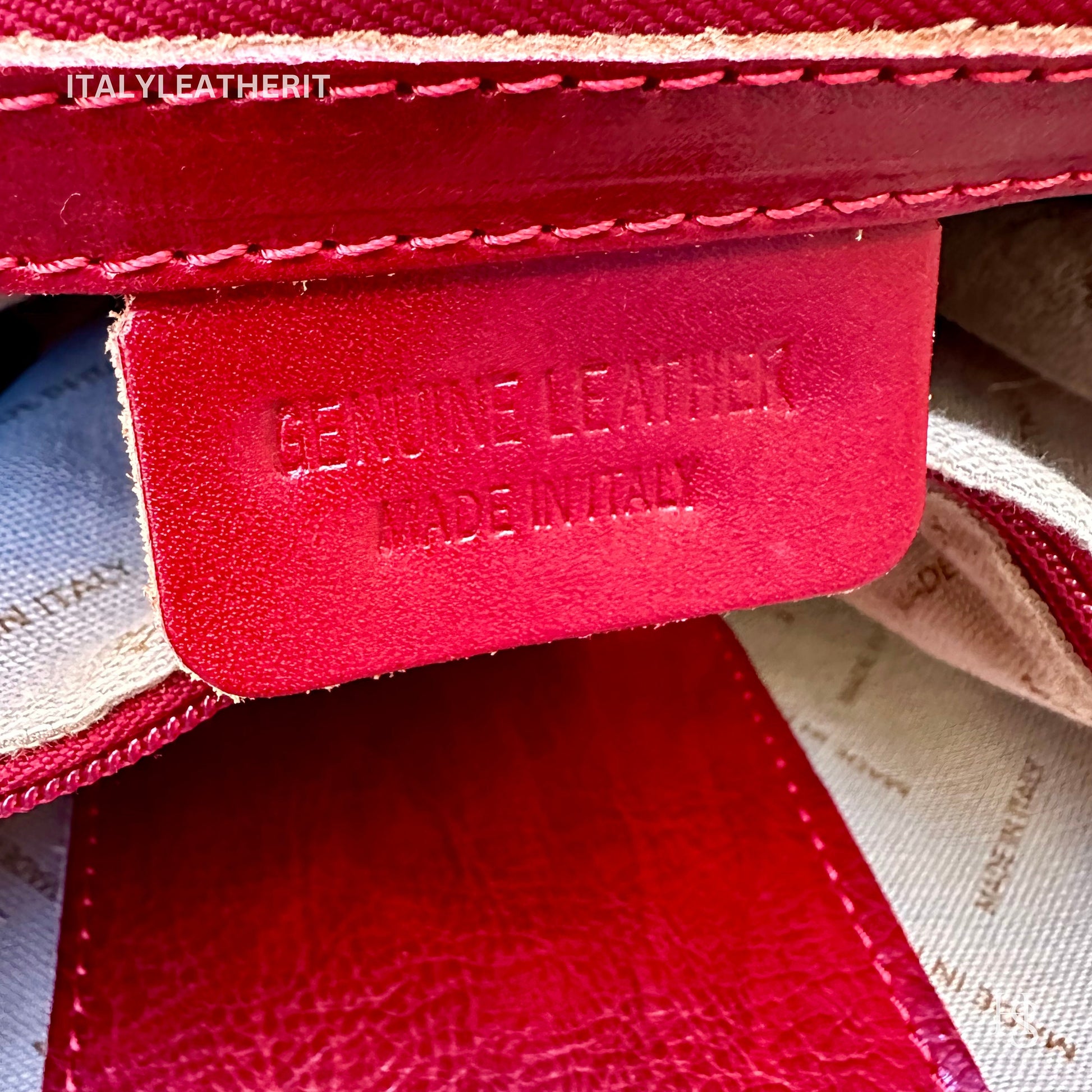 Italian Unisex Handmade Tuscan Leather Backpack From Florence, Made In Italy, Computer bag