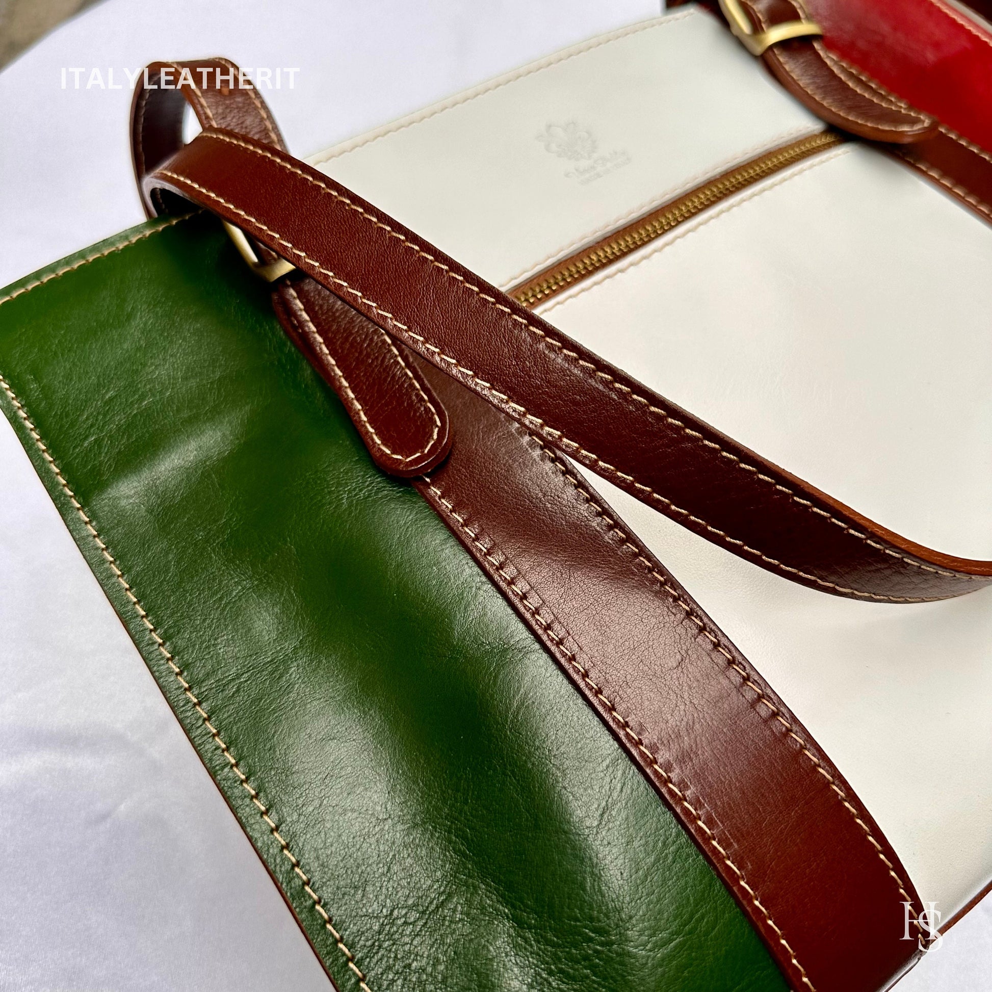 Italian Handmade Leather Bags For Women l l Elegant Leather Tote From Florence, handbag , Multicolor tote